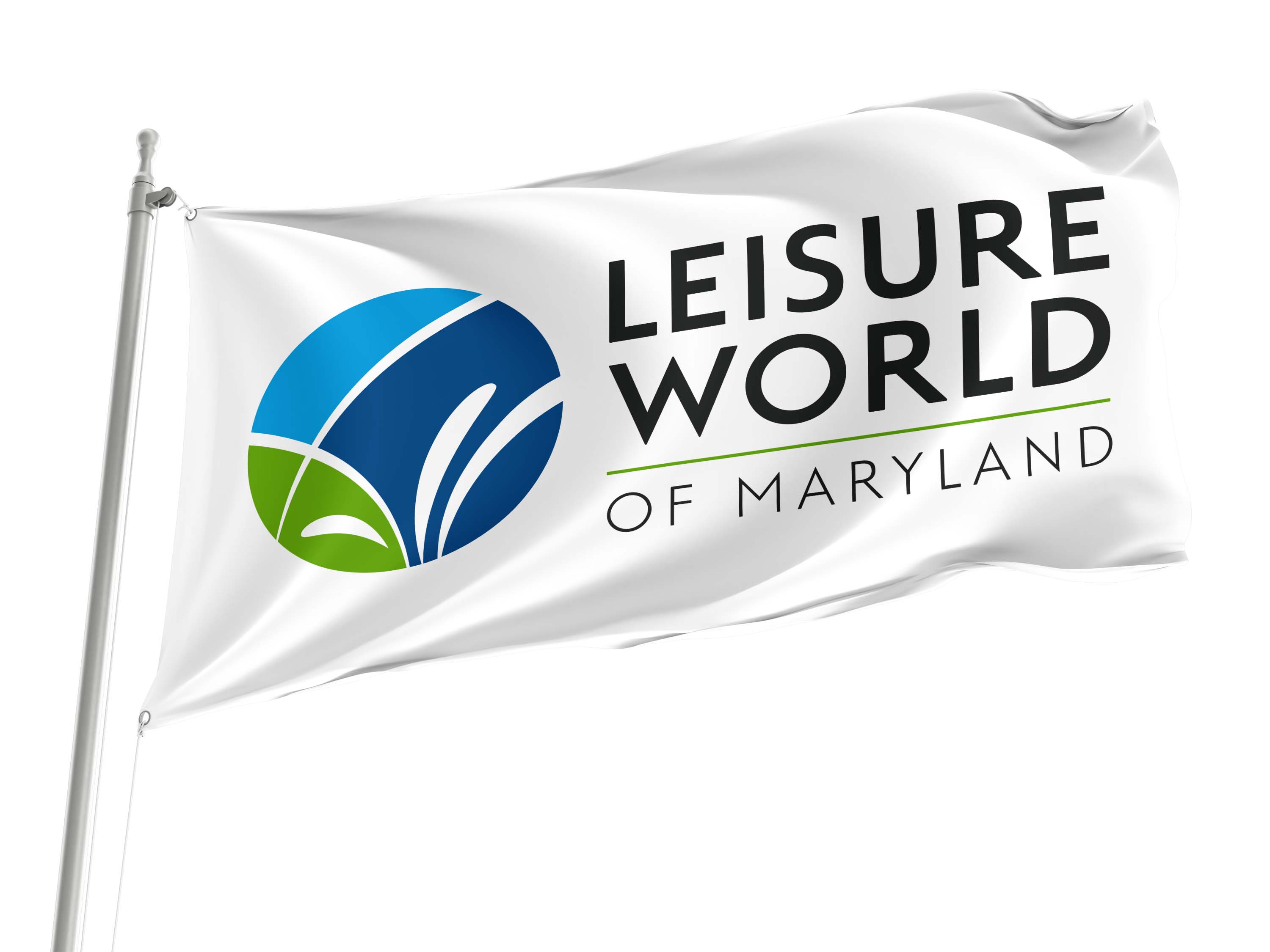 Leisure World Flag for Indoor & Outdoor Use