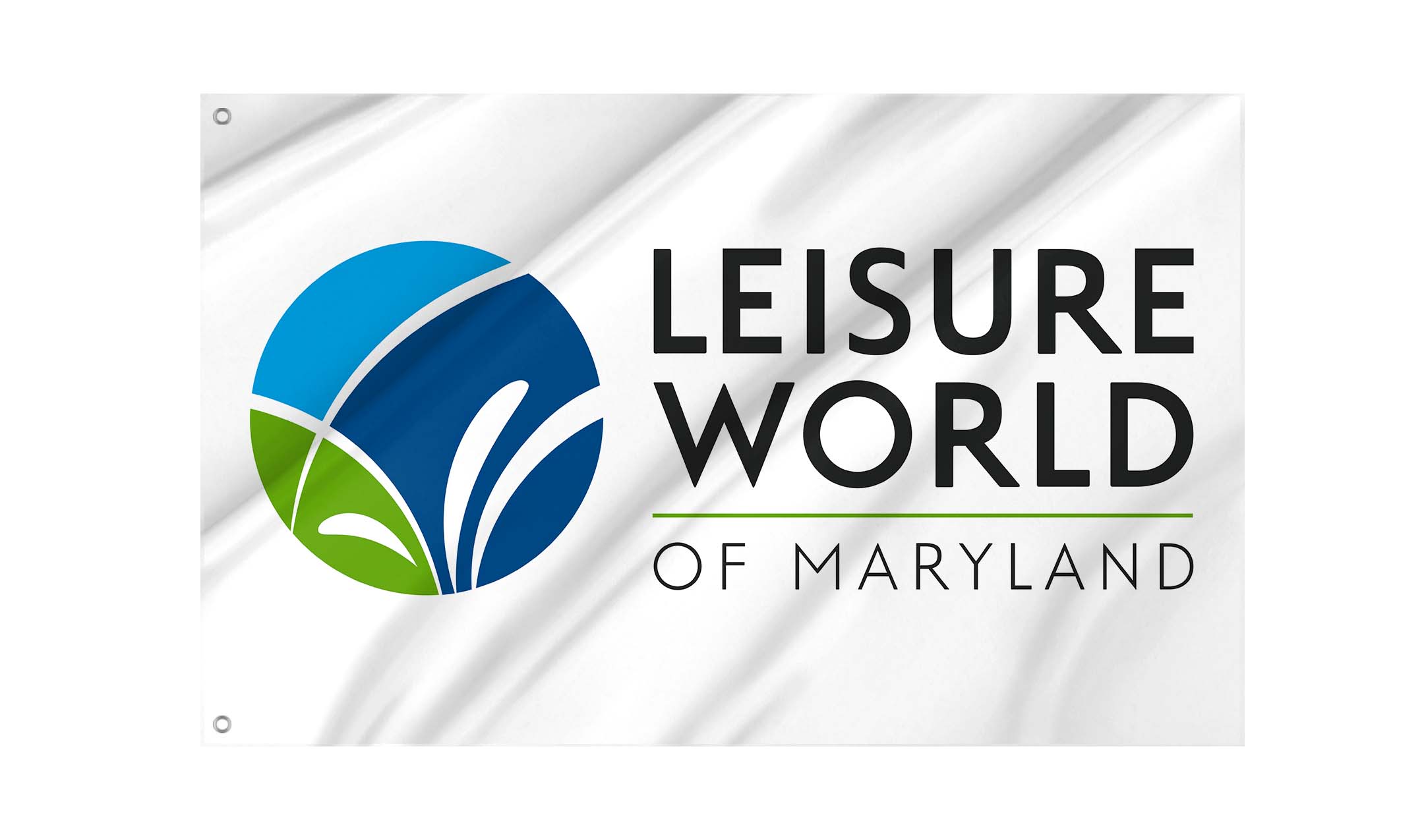 Leisure World Flag for Indoor & Outdoor Use