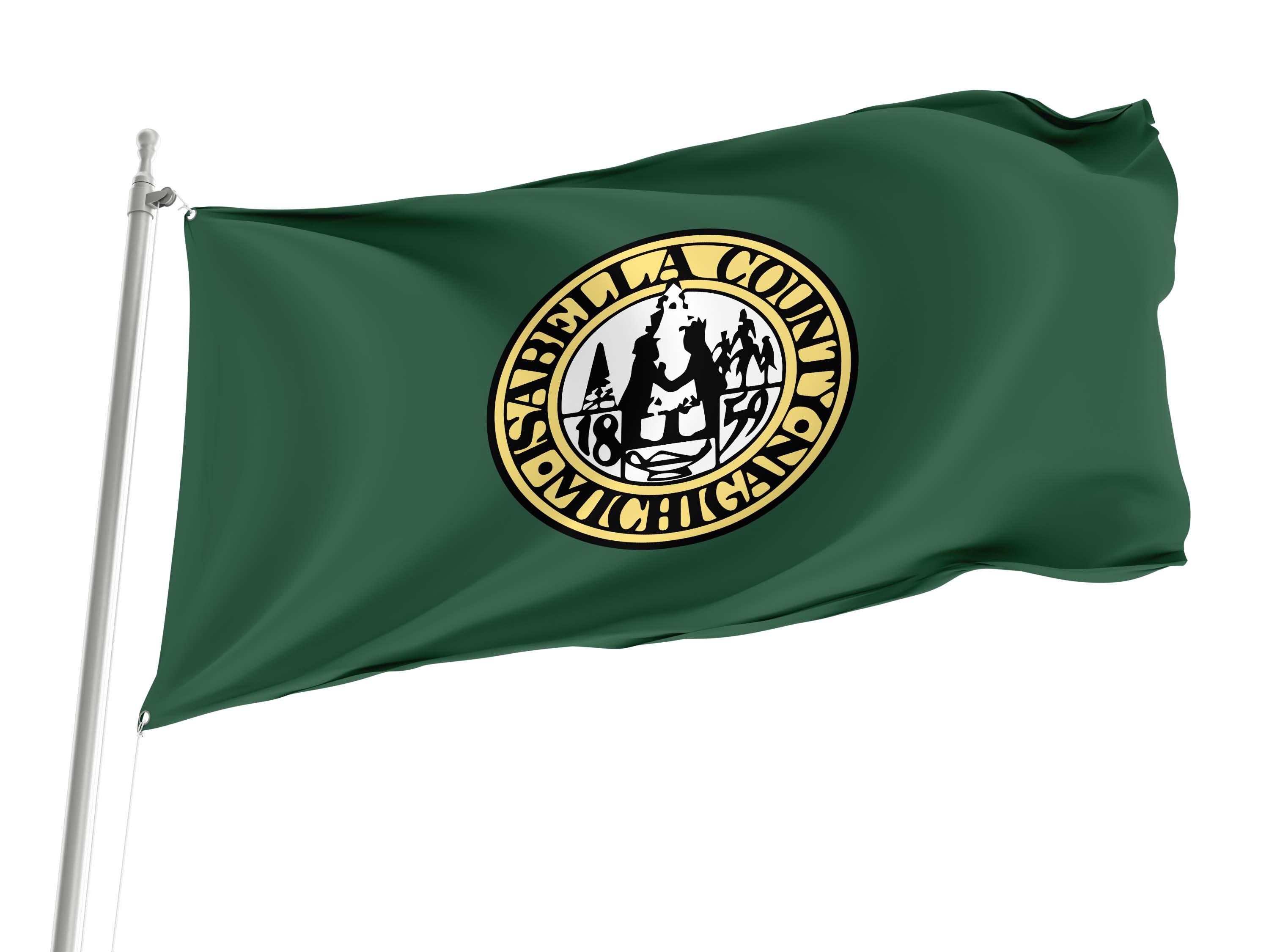 Isabella County Flag for Indoor & Outdoor Use