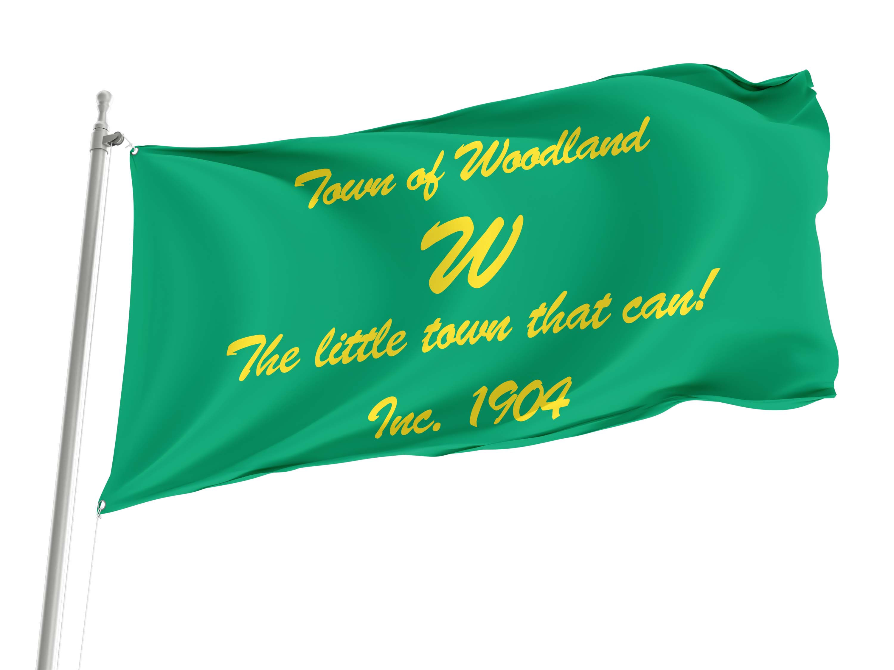 Woodland (1984-2018) Flag for Indoor & Outdoor Use