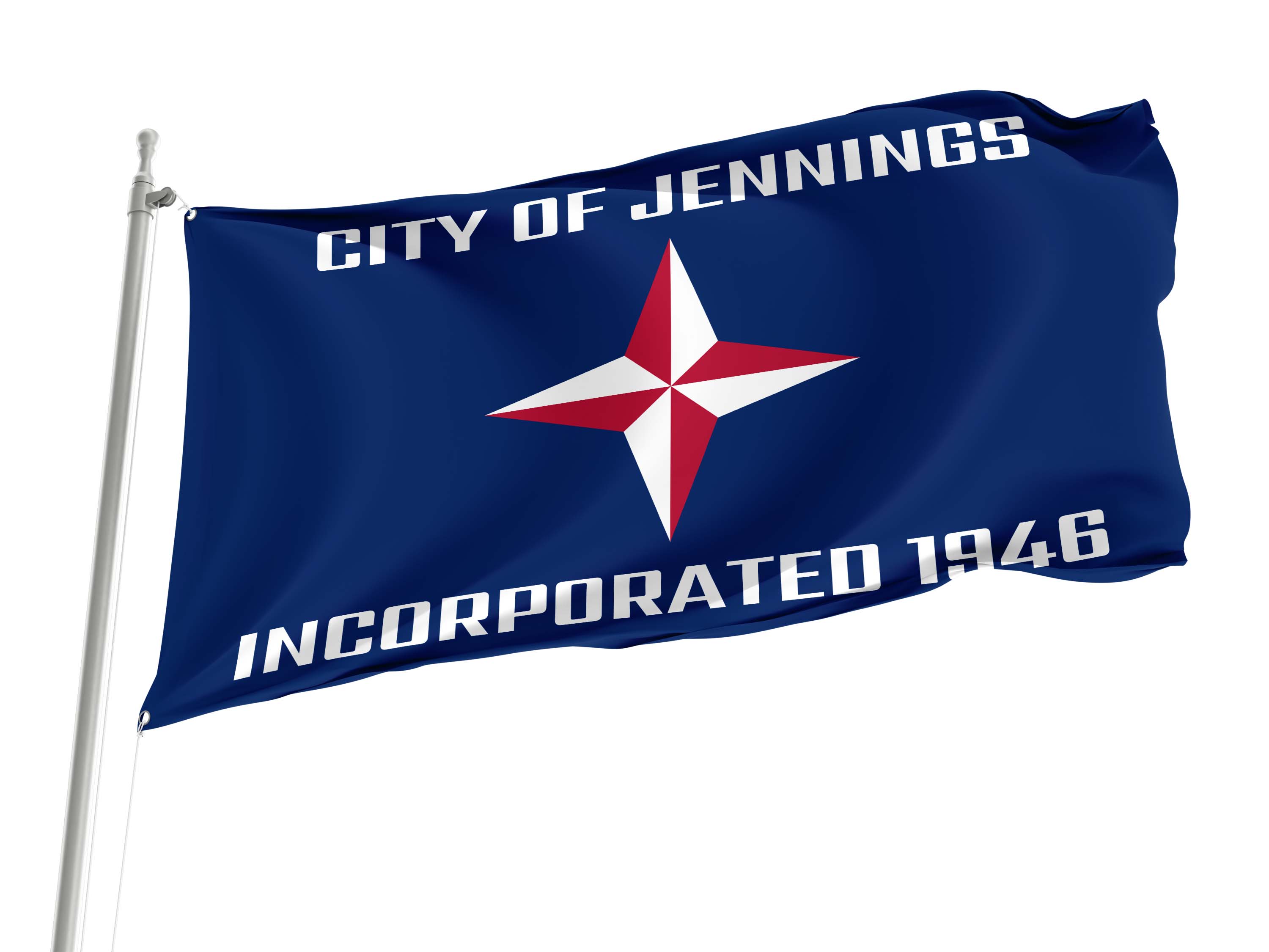 Jennings Flag for Indoor & Outdoor Use
