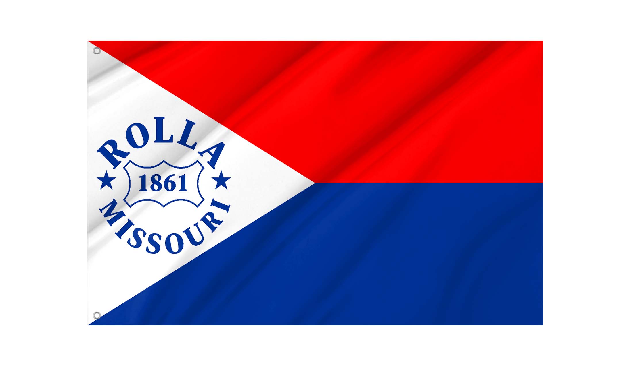 Rolla, Missouri Flag for Indoor & Outdoor Use
