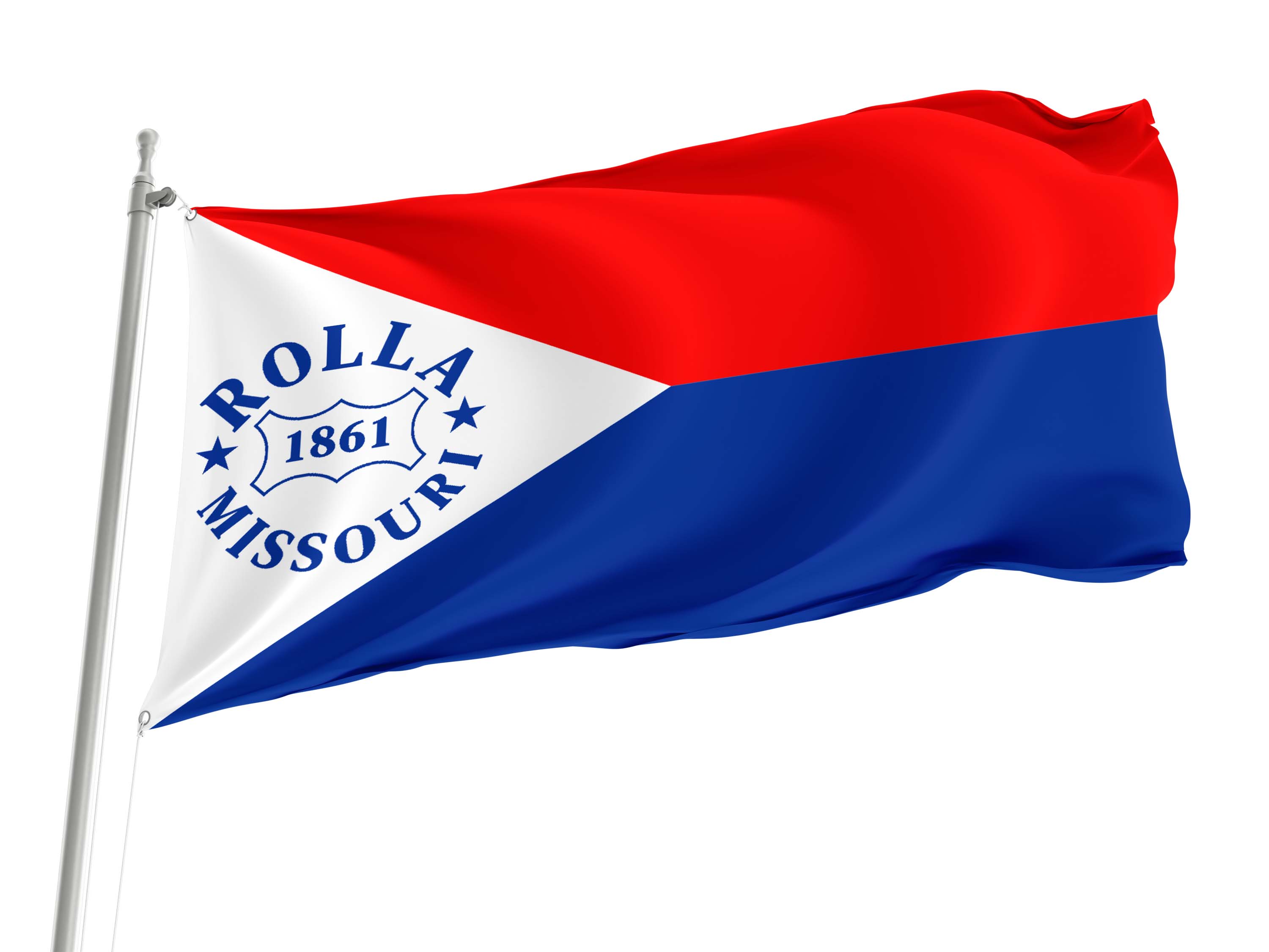 Rolla, Missouri Flag for Indoor & Outdoor Use