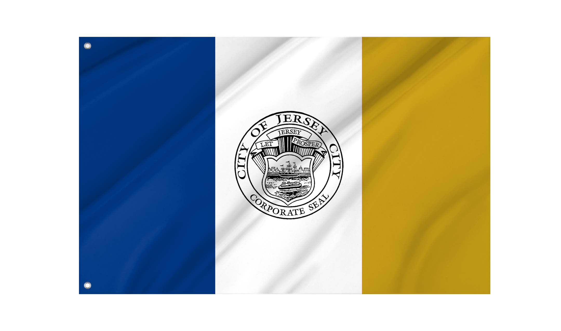 Jersey City Flag for Indoor & Outdoor Use