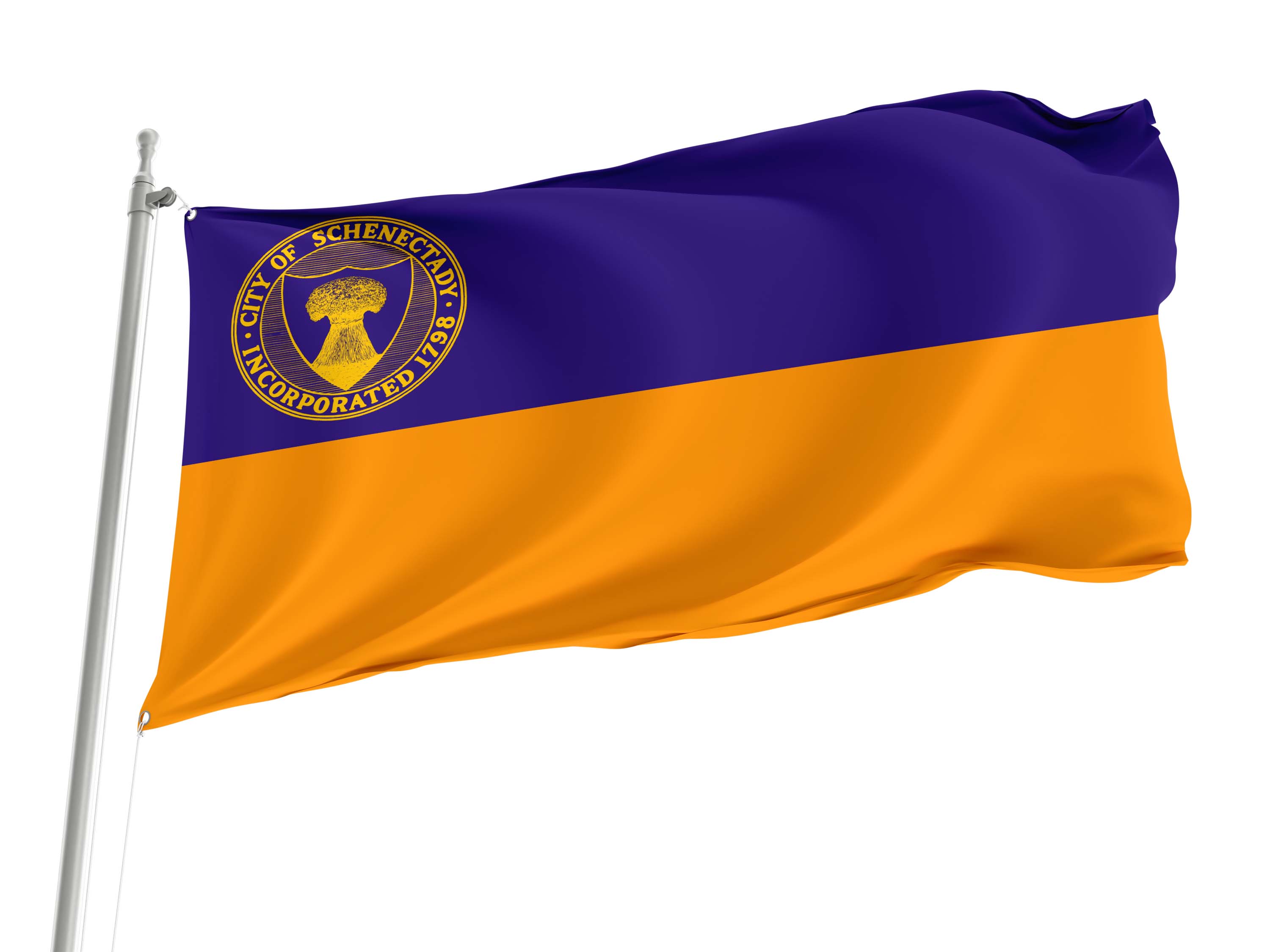 Schenectady City Flag for Indoor & Outdoor Use