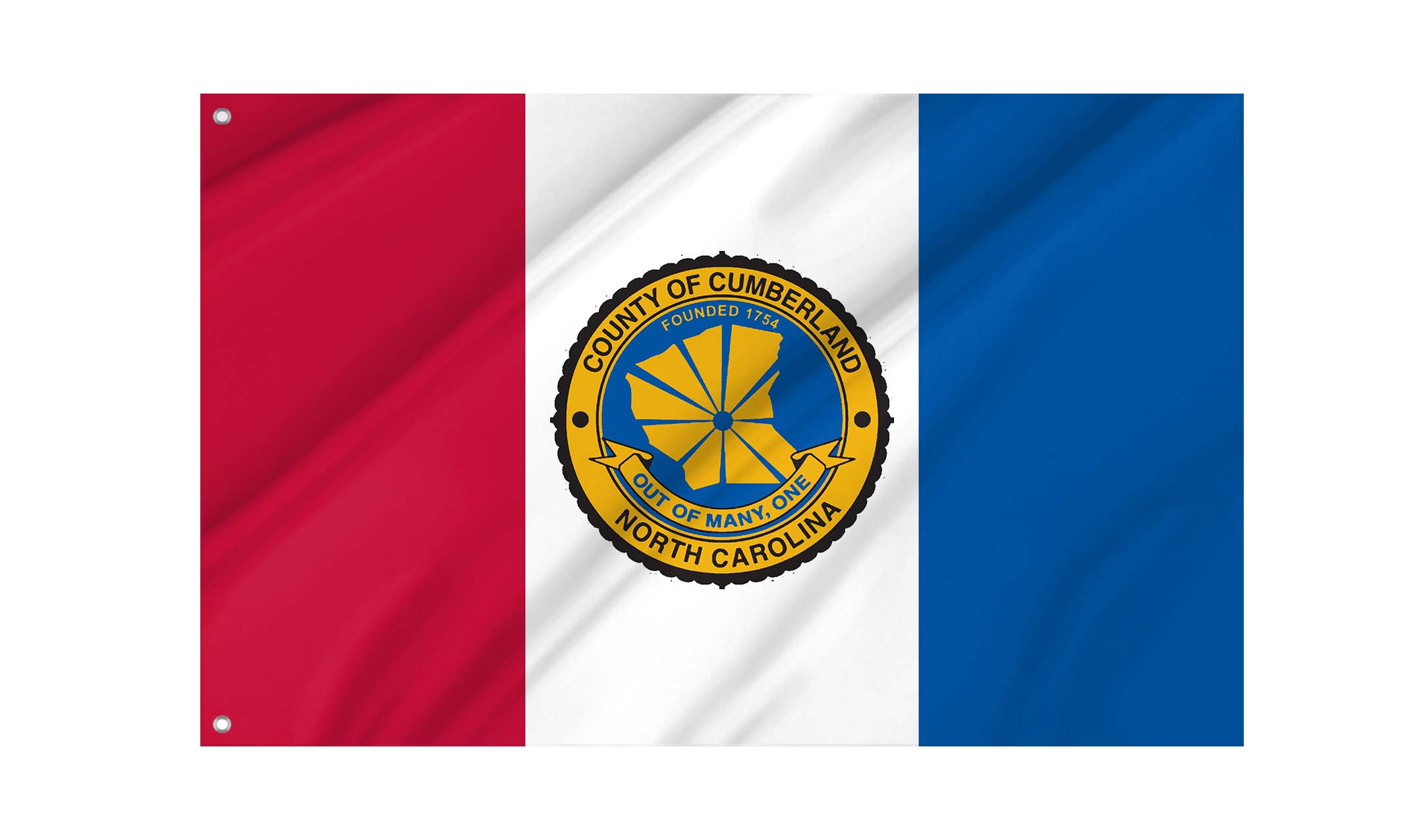 Cumberland County, North Carolina Flag for Indoor & Outdoor Use