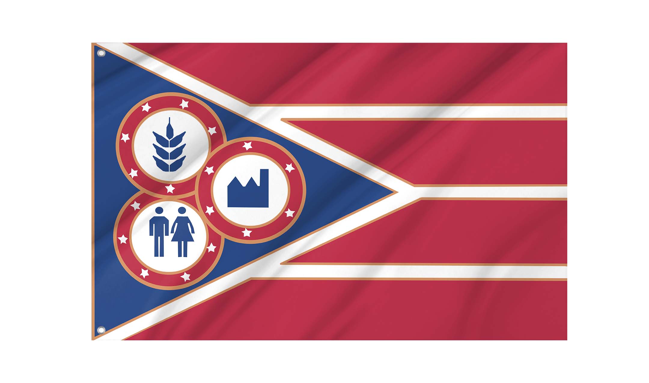 Hancock County, Ohio Flag for Indoor & Outdoor Use