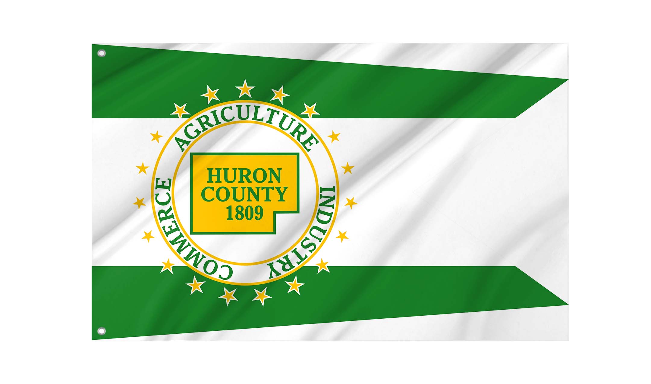 Huron County Flag for Indoor & Outdoor Use