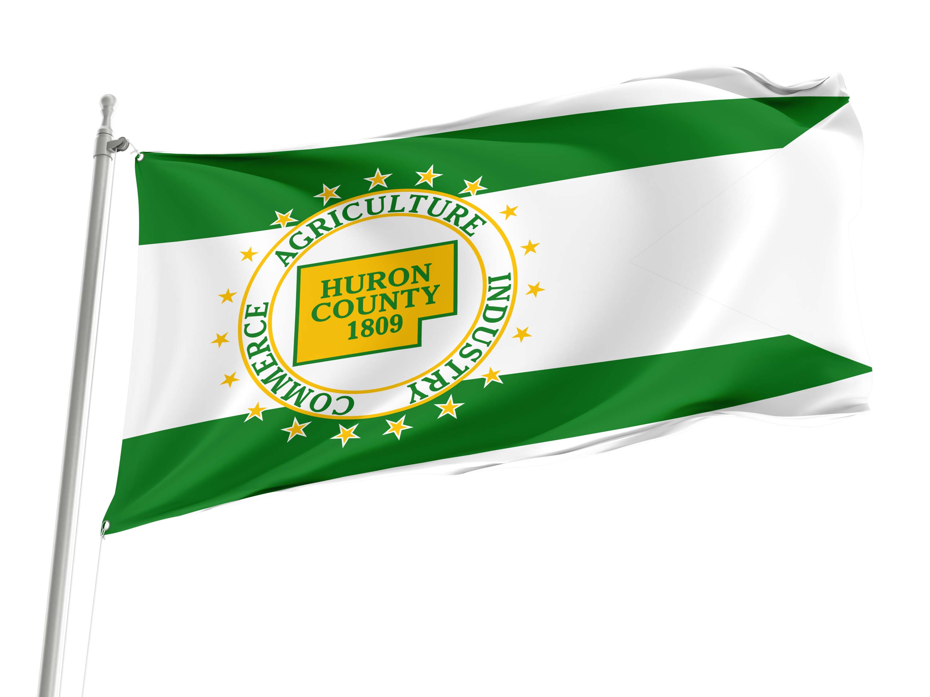 Huron County Flag for Indoor & Outdoor Use