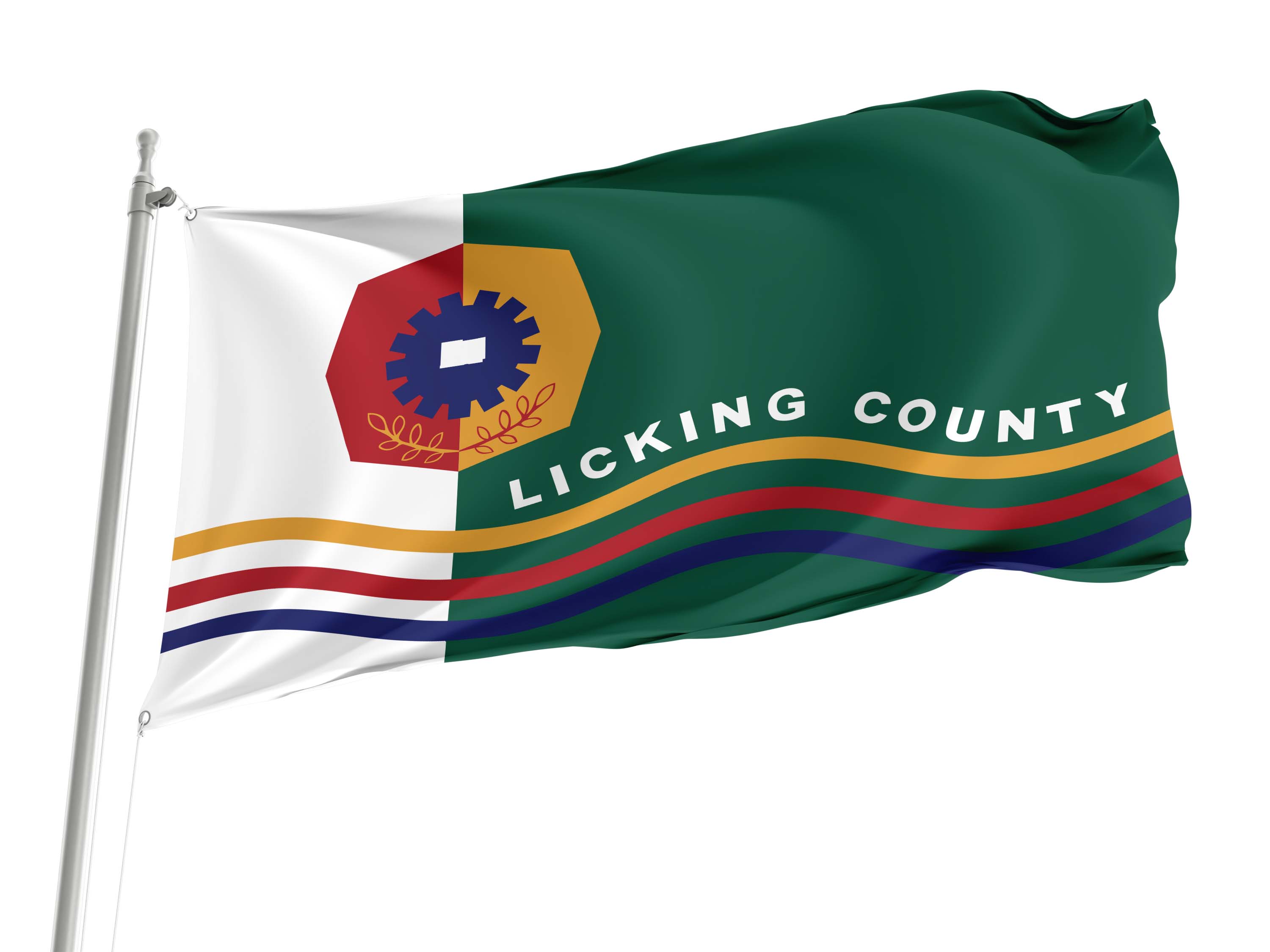 Licking County Flag for Indoor & Outdoor Use