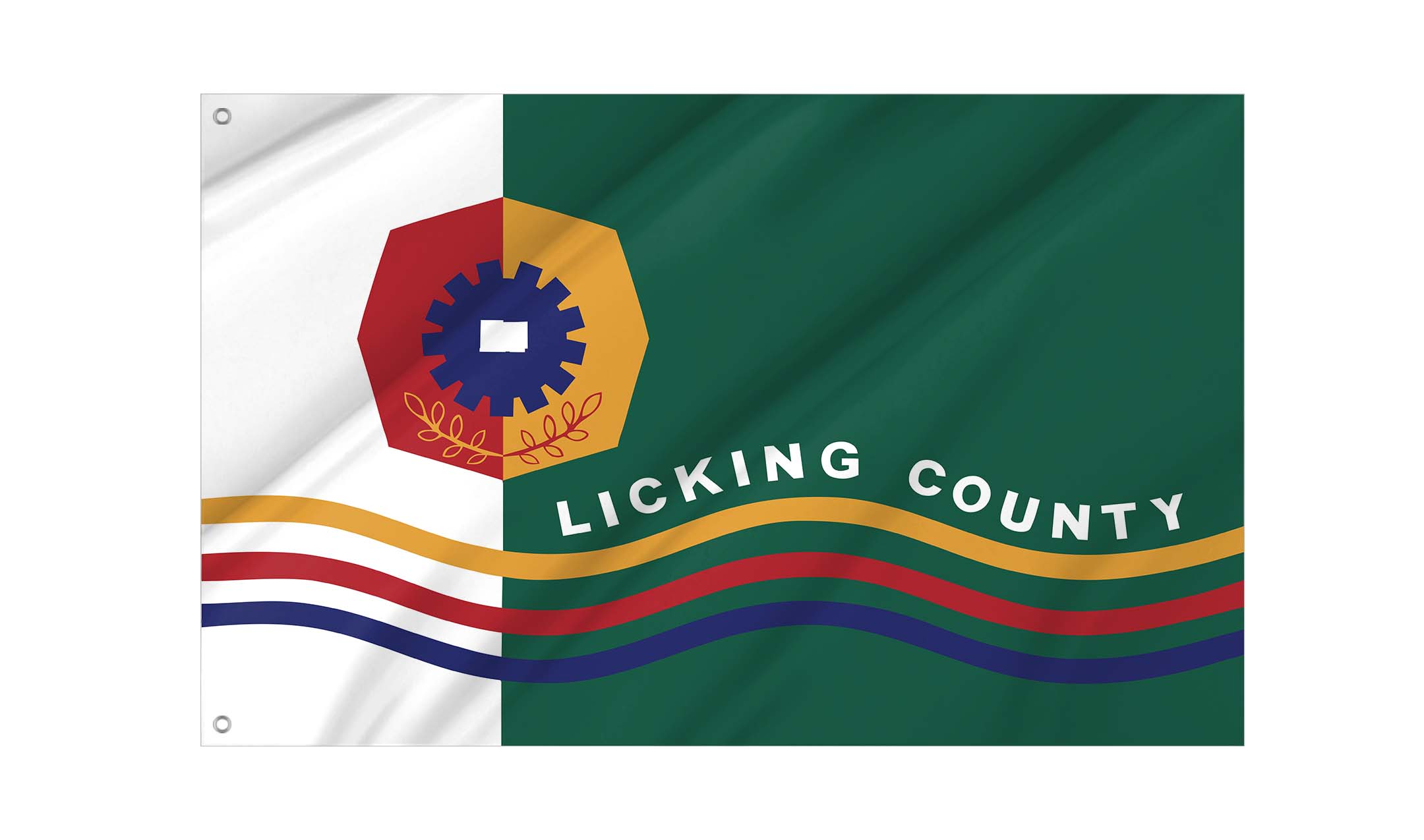 Licking County Flag for Indoor & Outdoor Use