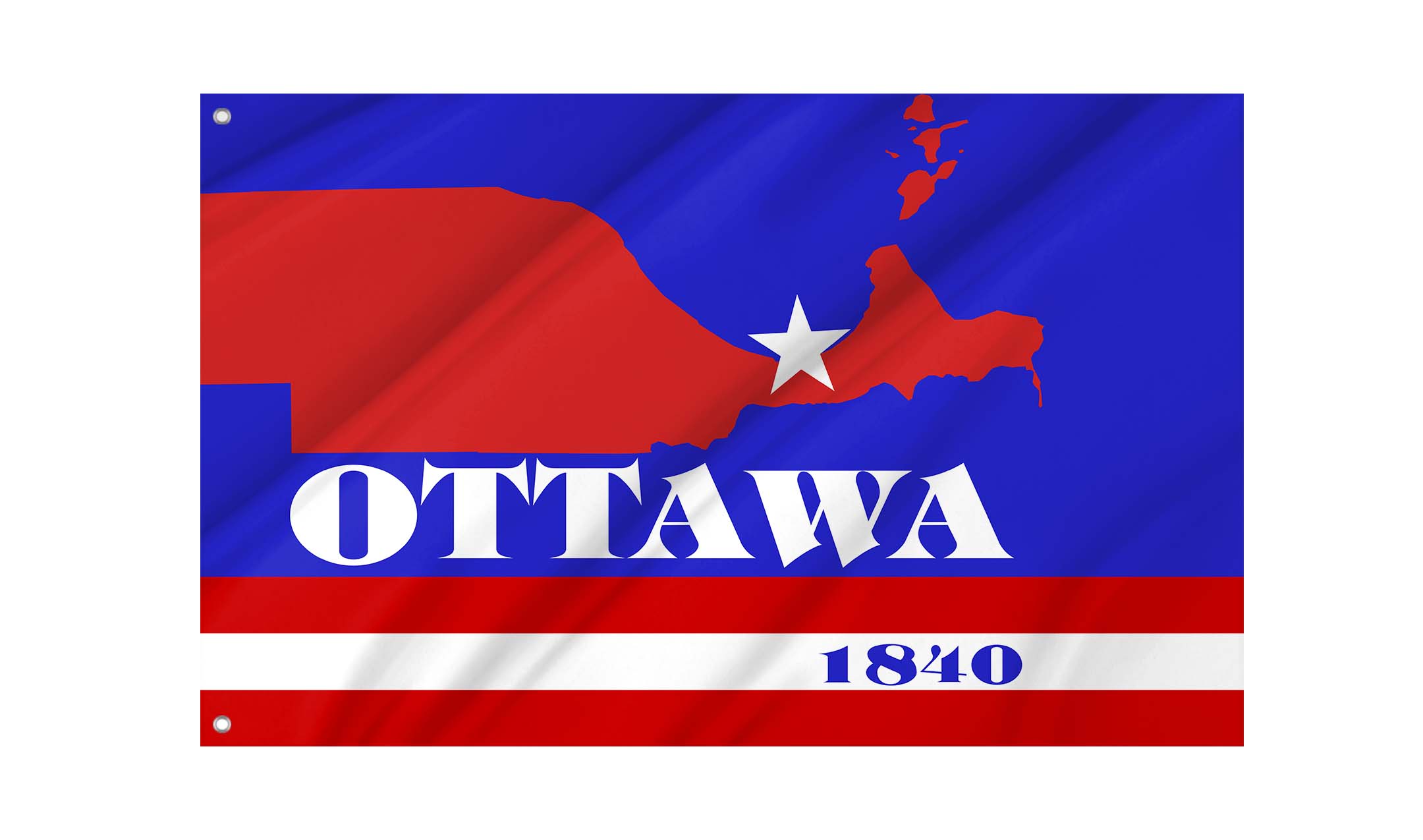 Ottawa County, Ohio Flag for Indoor & Outdoor Use