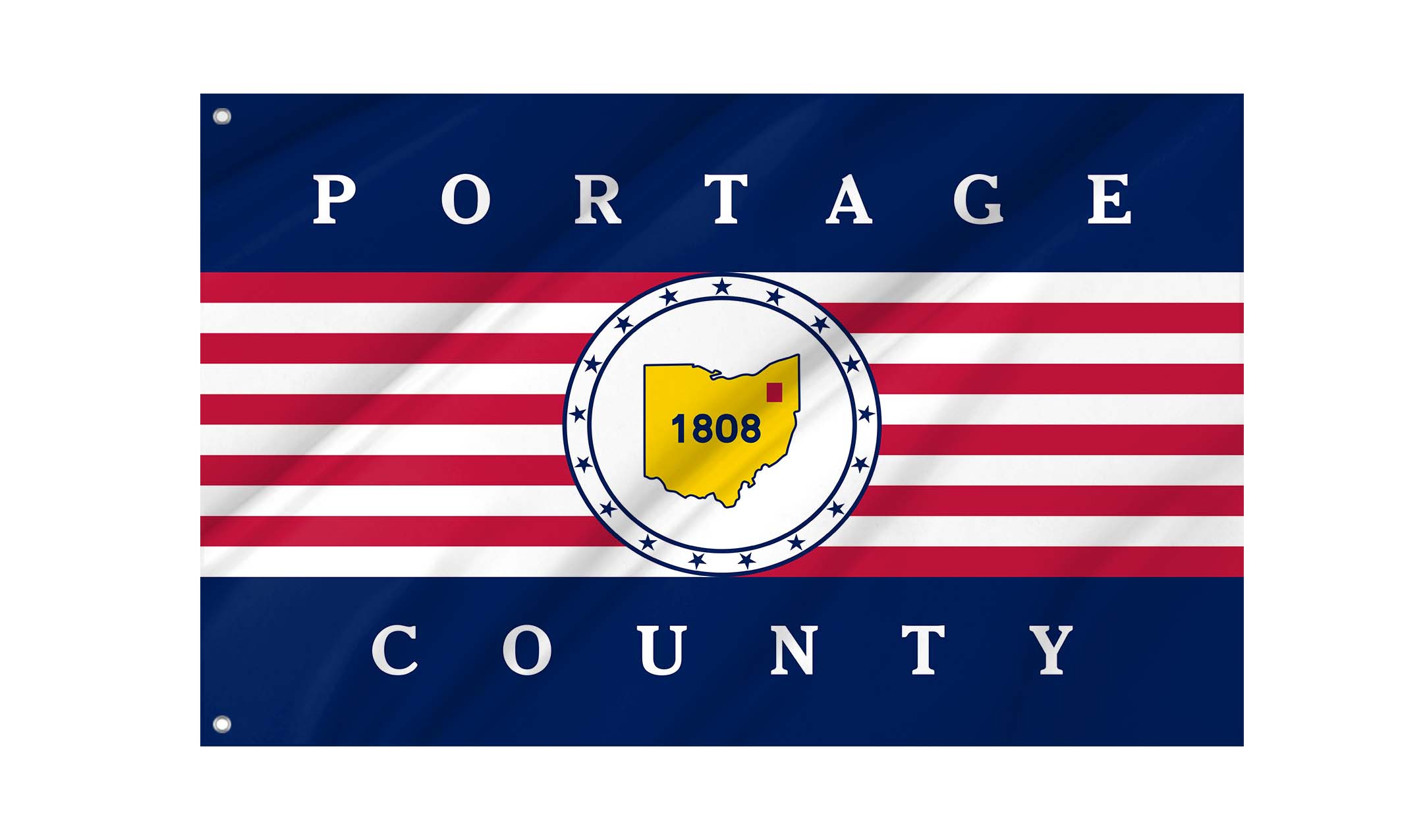 Portage County, Ohio Flag for Indoor & Outdoor Use