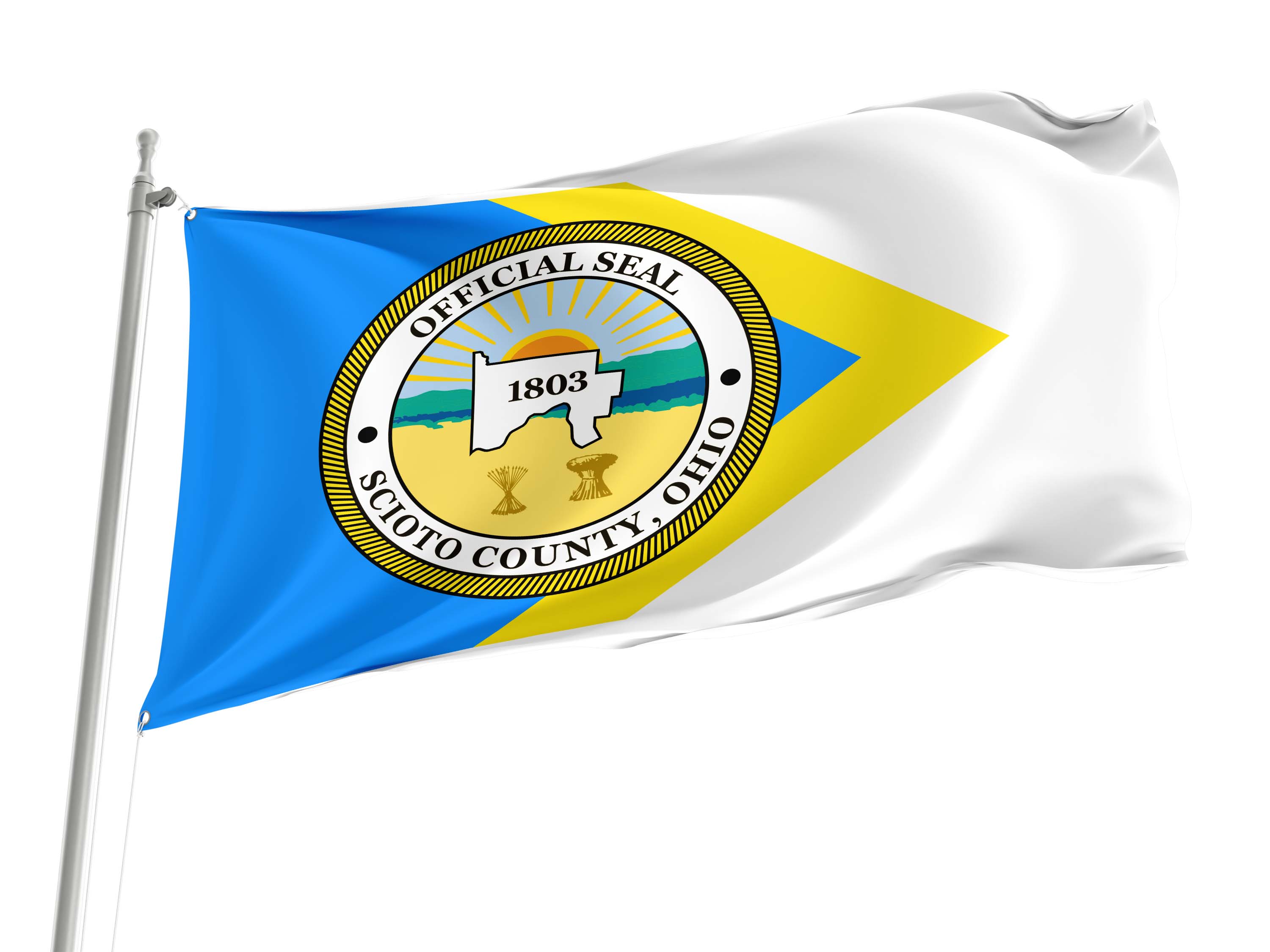 Scioto County, Ohio Flag for Indoor & Outdoor Use