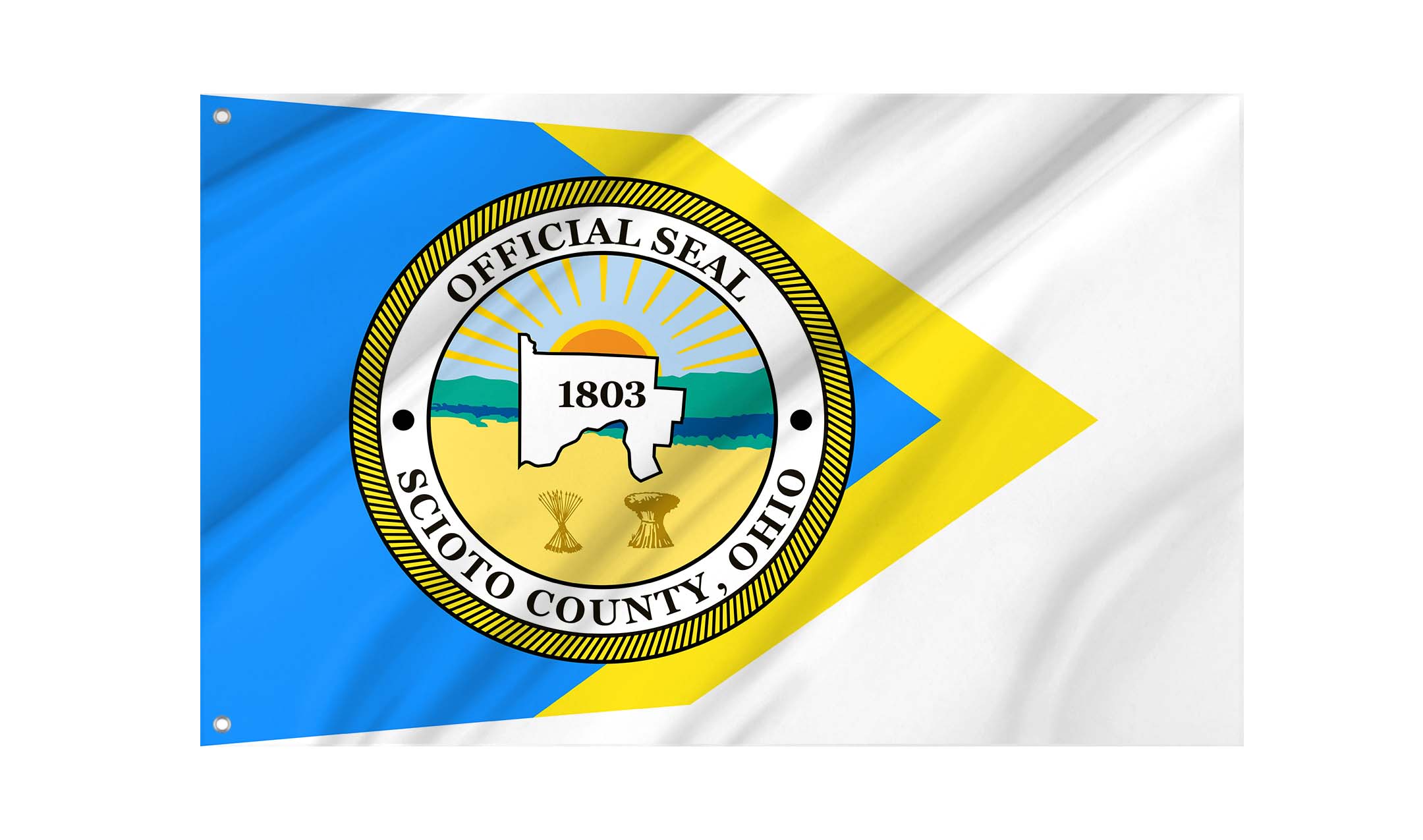 Scioto County, Ohio Flag for Indoor & Outdoor Use