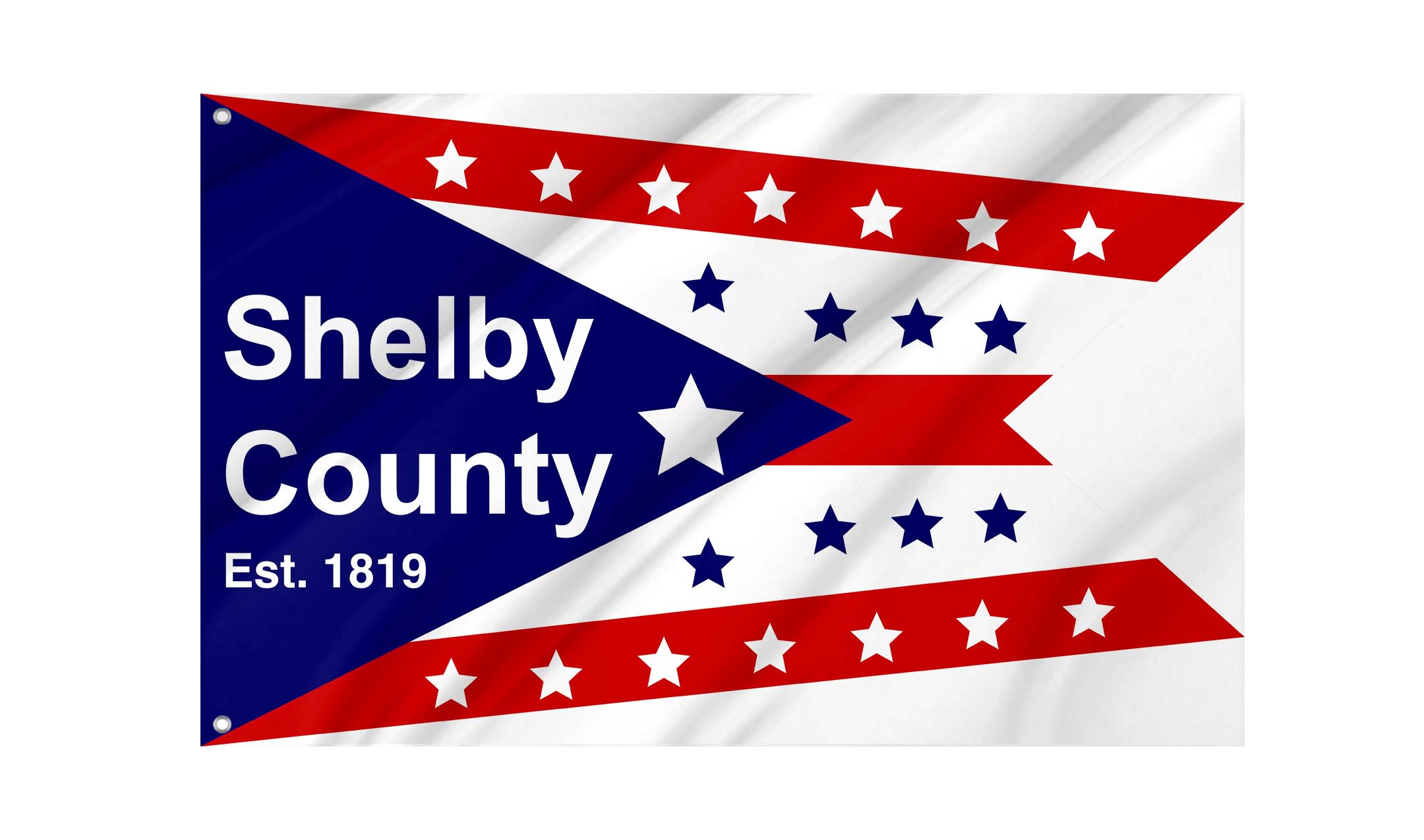 Shelby County, Ohio Flag for Indoor & Outdoor Use