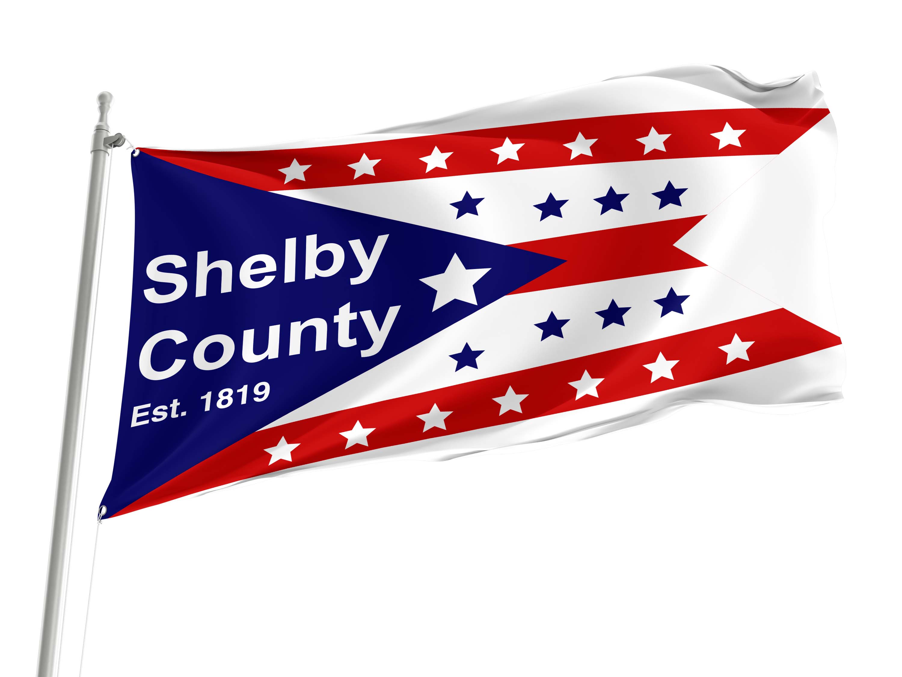 Shelby County, Ohio Flag for Indoor & Outdoor Use