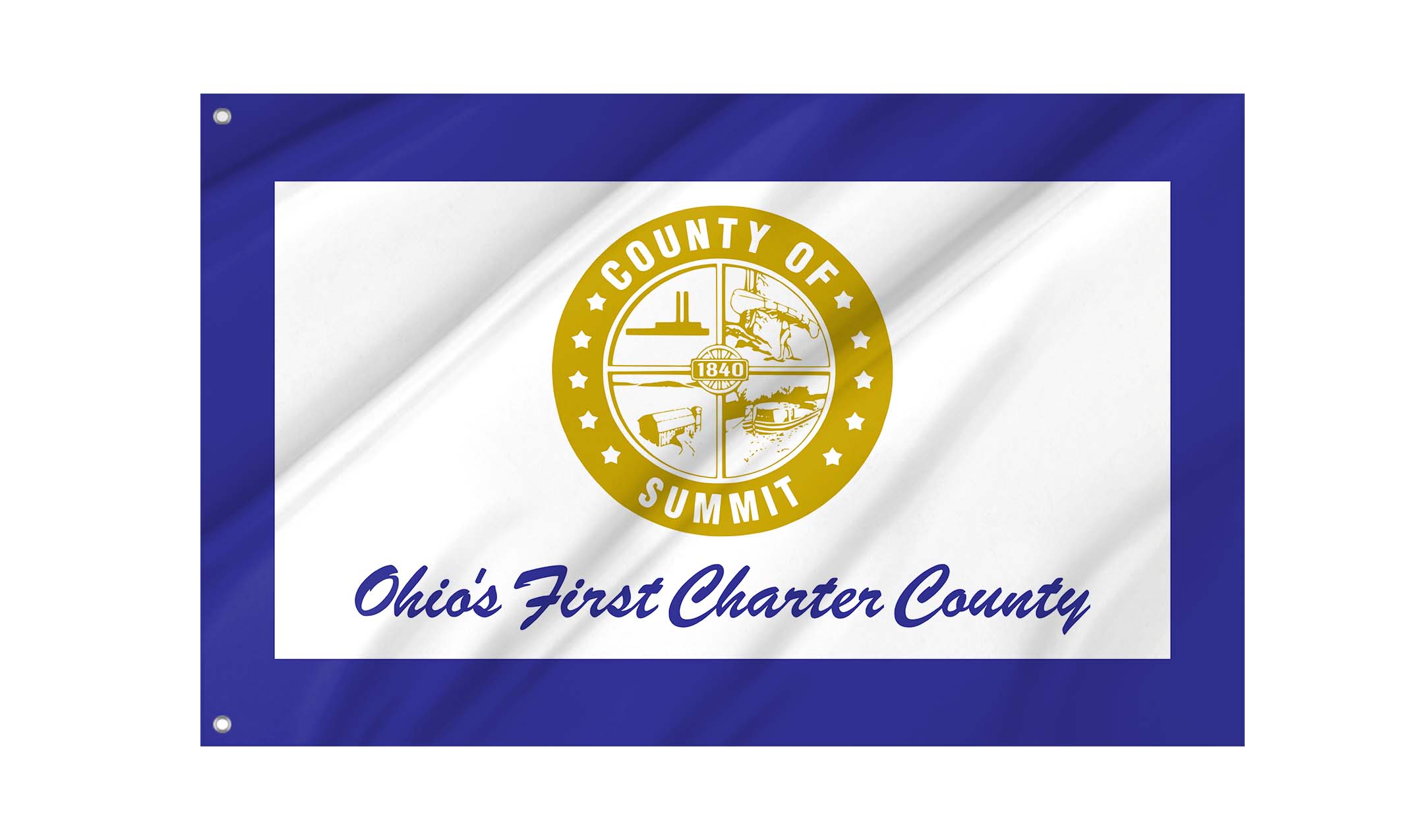 Summit County, Ohio Flag for Indoor & Outdoor Use
