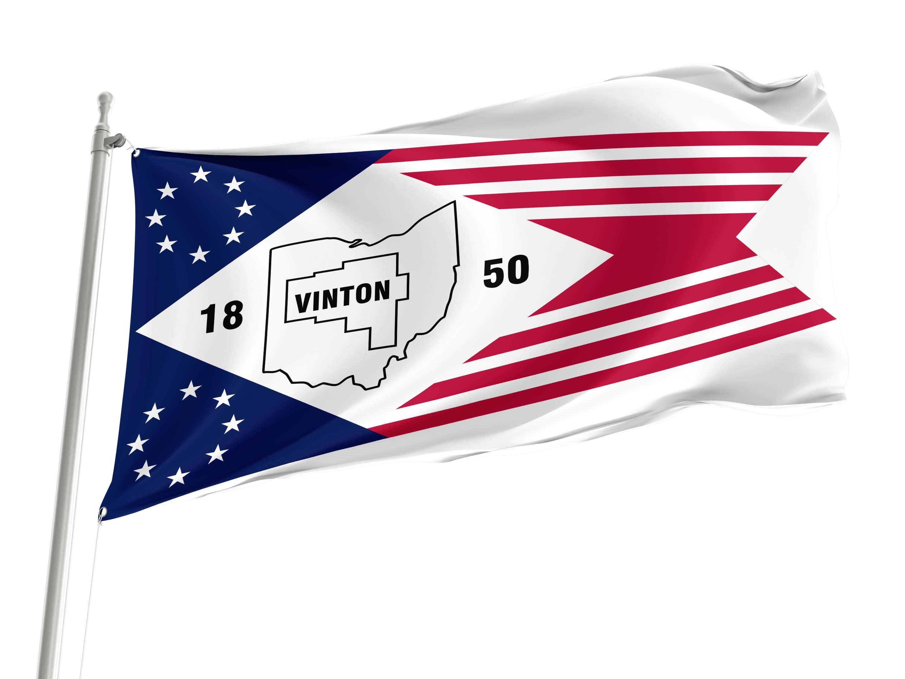 Vinton County, Ohio Flag for Indoor & Outdoor Use