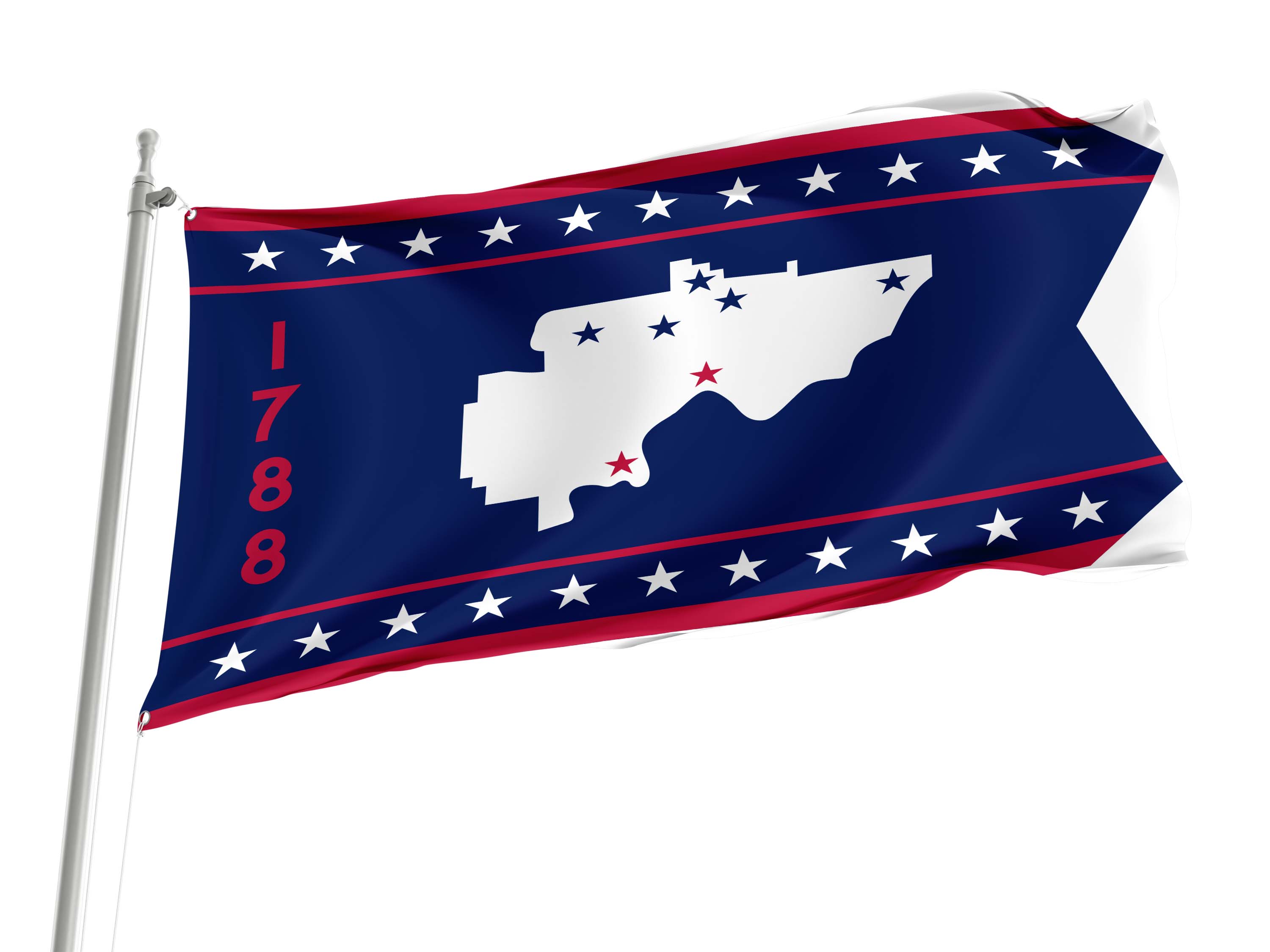 Washington County, Ohio Flag for Indoor & Outdoor Use