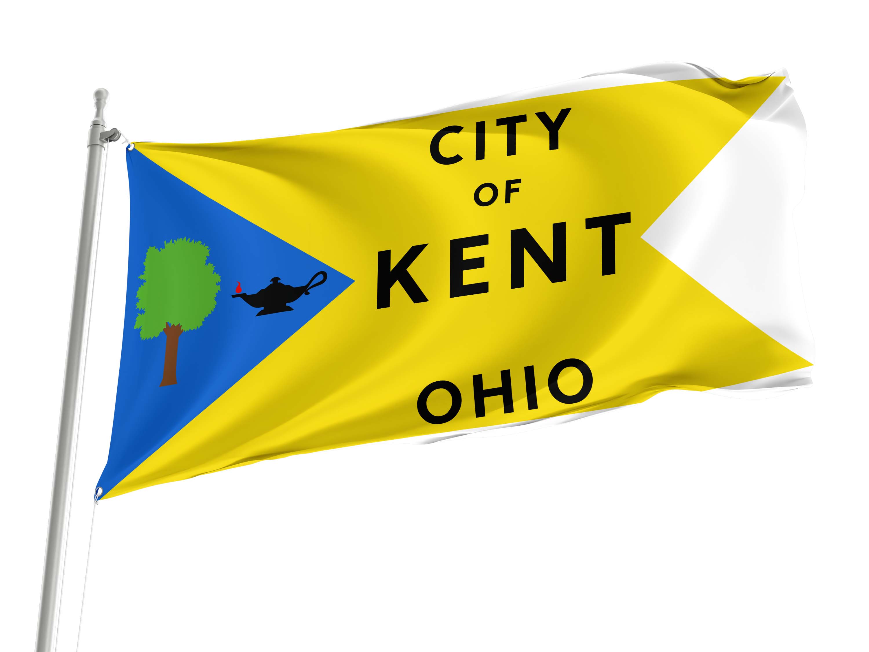Kent (1975-2023), Ohio Flag for Indoor & Outdoor Use