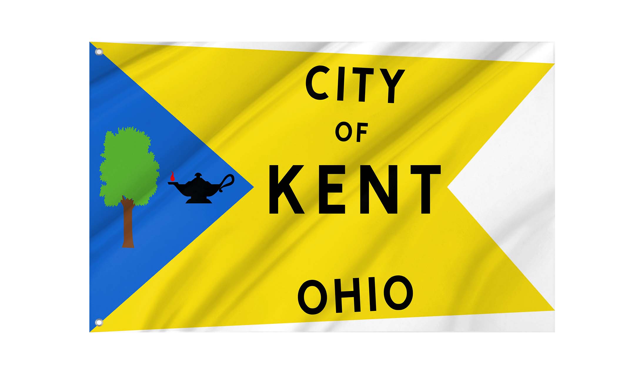 Kent (1975-2023), Ohio Flag for Indoor & Outdoor Use