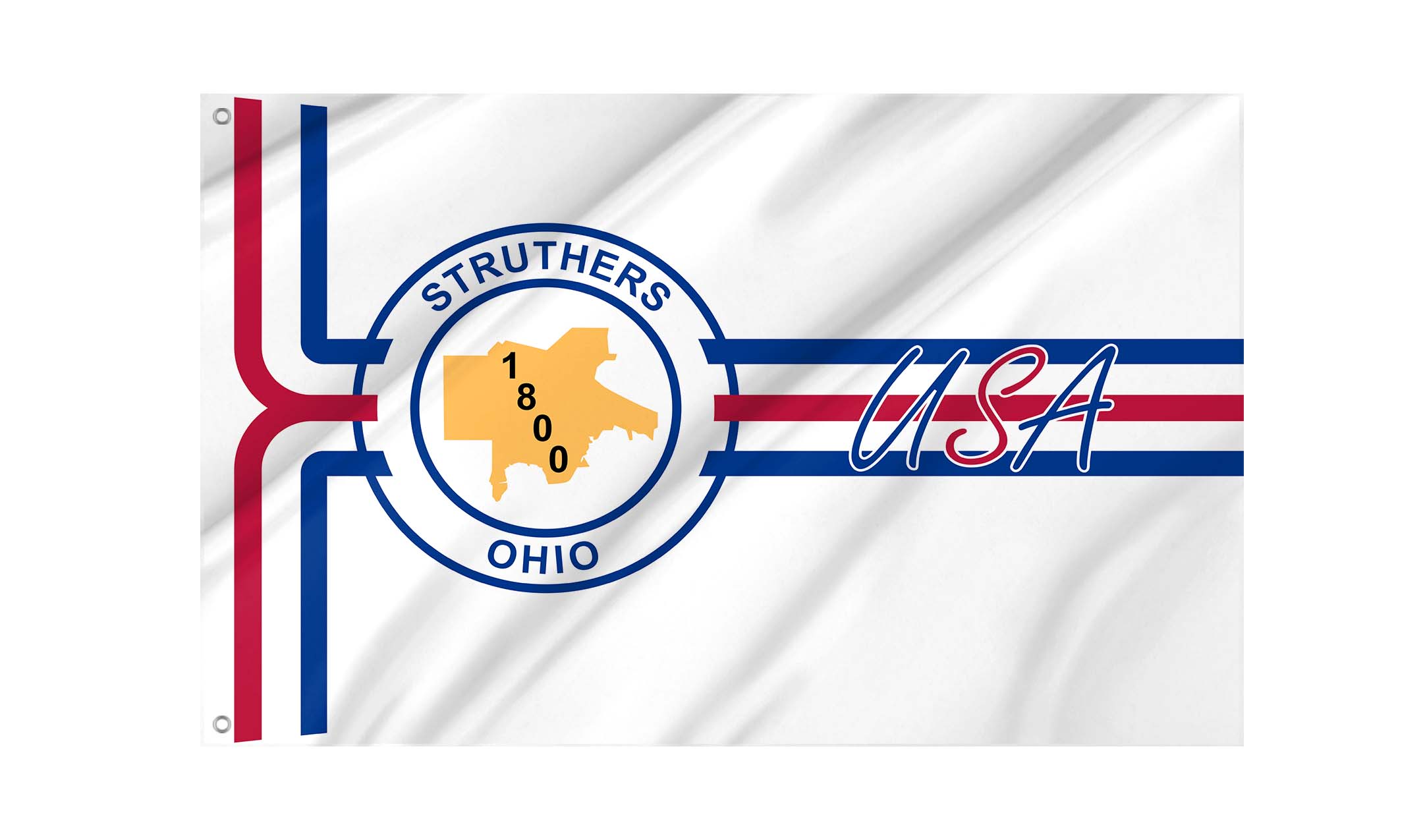 Struthers (1994-2019), Ohio Flag for Indoor & Outdoor Use