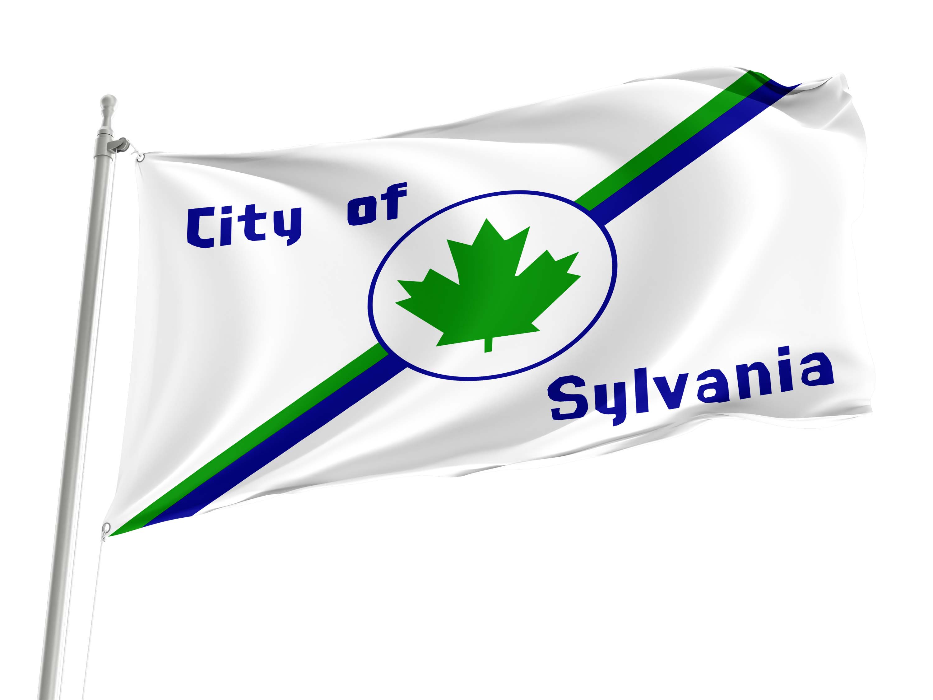 Sylvania (1977-2021), Ohio Flag for Indoor & Outdoor Use