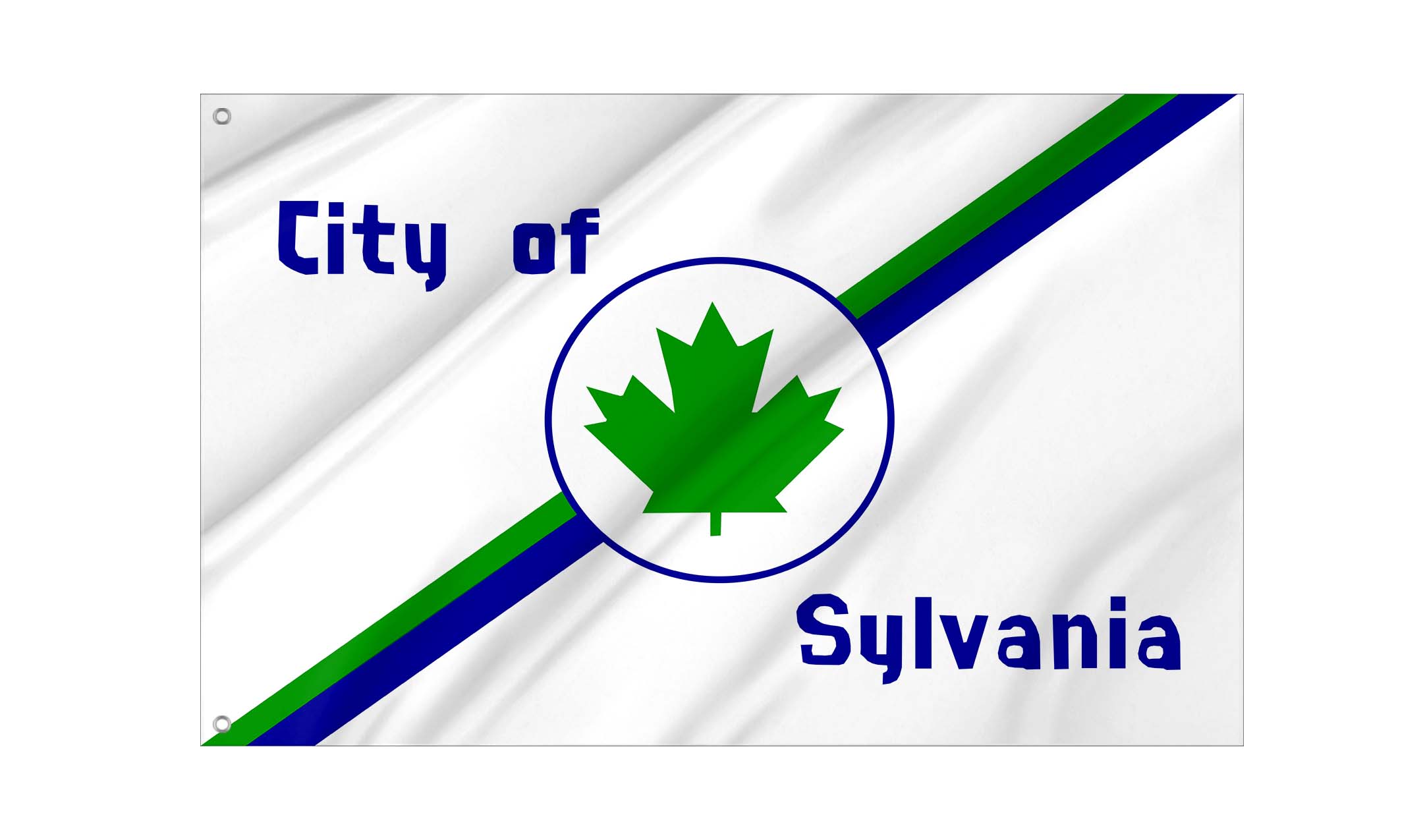 Sylvania (1977-2021), Ohio Flag for Indoor & Outdoor Use