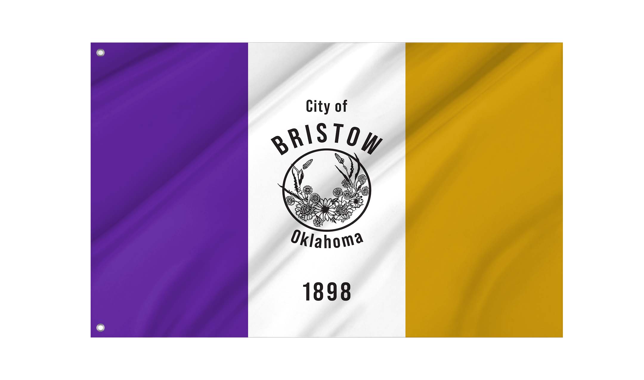 Bristow, Oklahoma Flag for Indoor & Outdoor Use