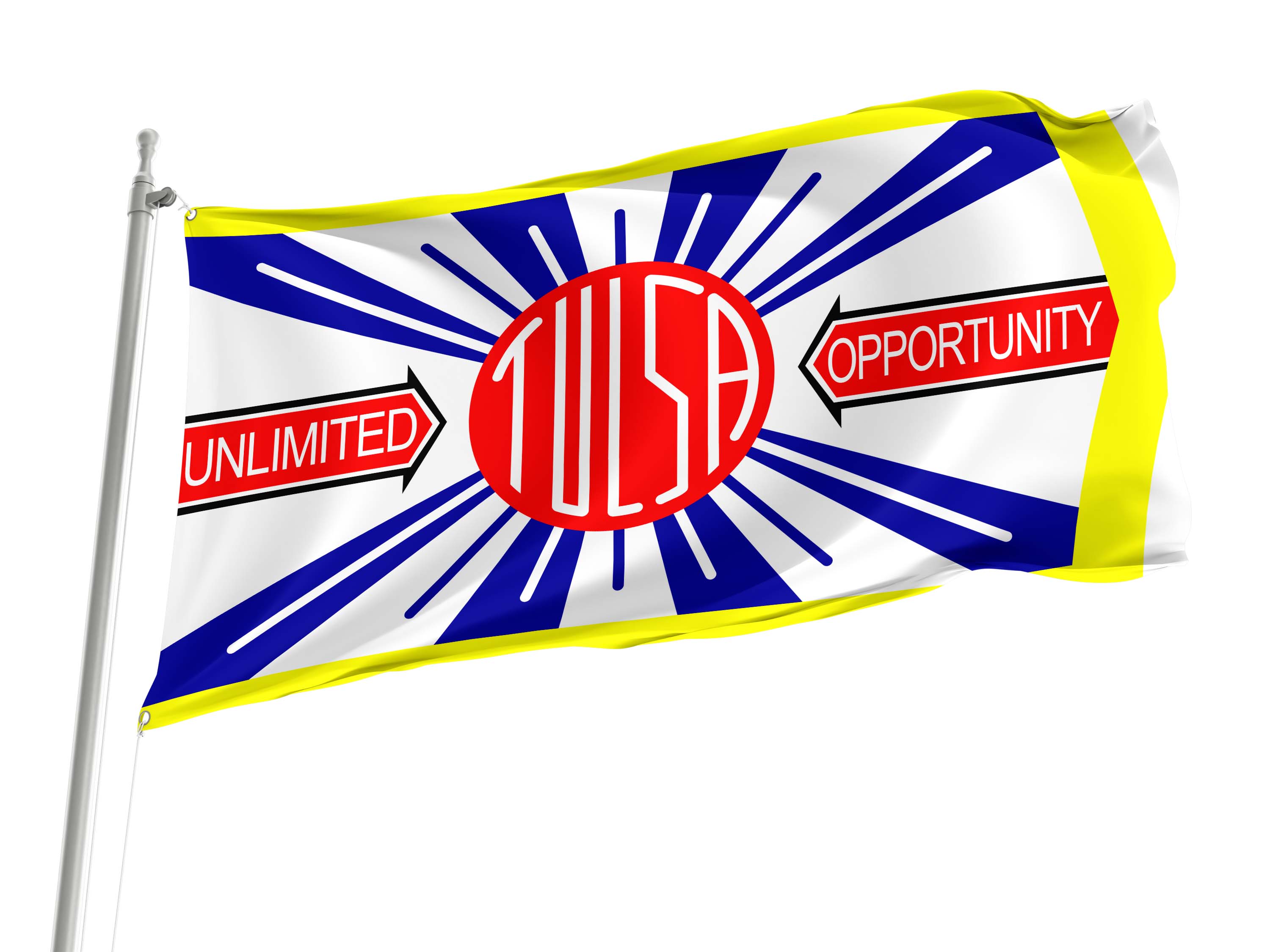 Tulsa (1924-1941), Oklahoma Flag for Indoor & Outdoor Use