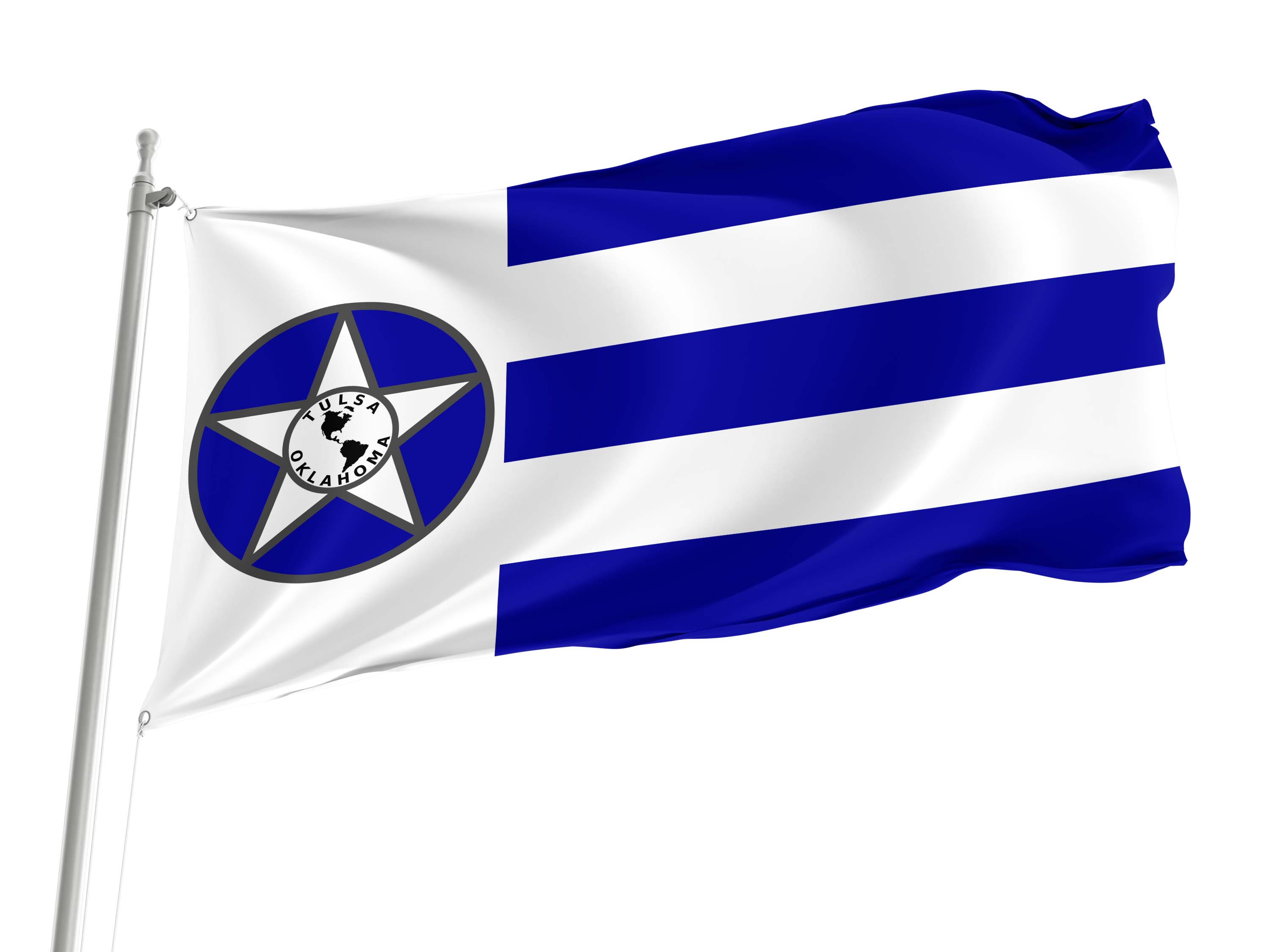 Tulsa (1941-1973), Oklahoma Flag for Indoor & Outdoor Use