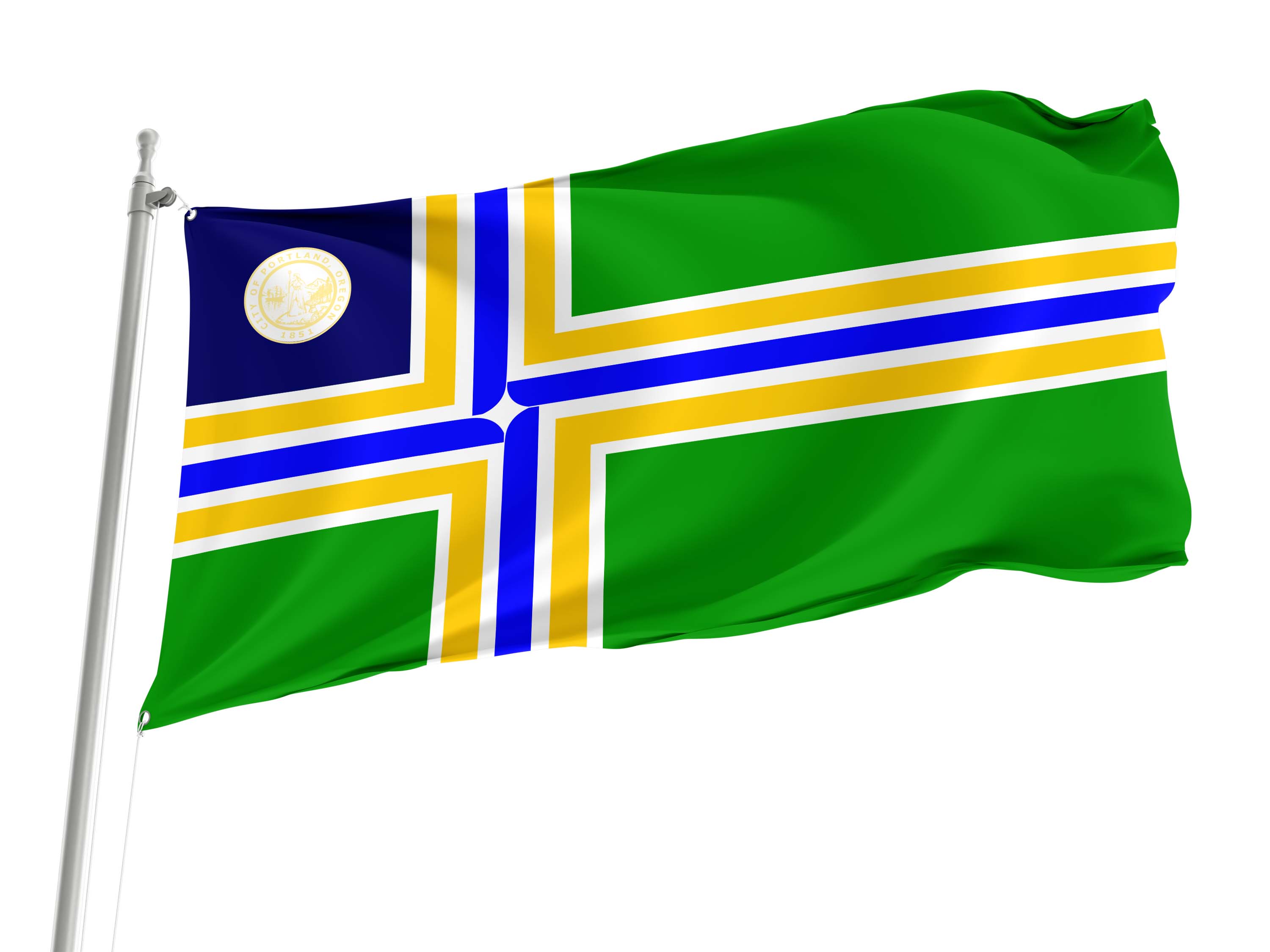 Portland (1970-2002), Oregon Flag for Indoor & Outdoor Use