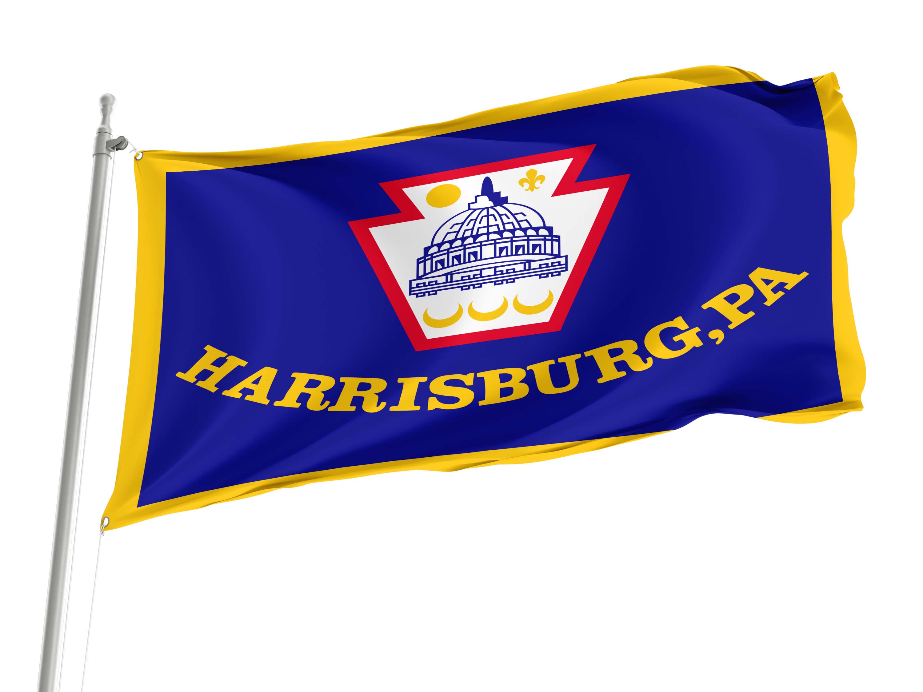 Harrisburg, Pennsylvania Flag for Indoor & Outdoor Use
