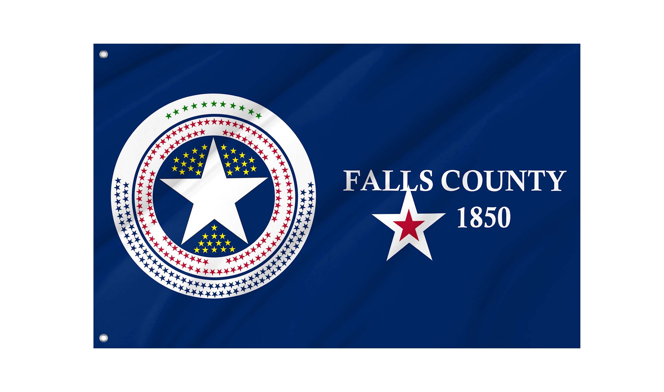 Falls County, Texas Flag for Indoor & Outdoor Use
