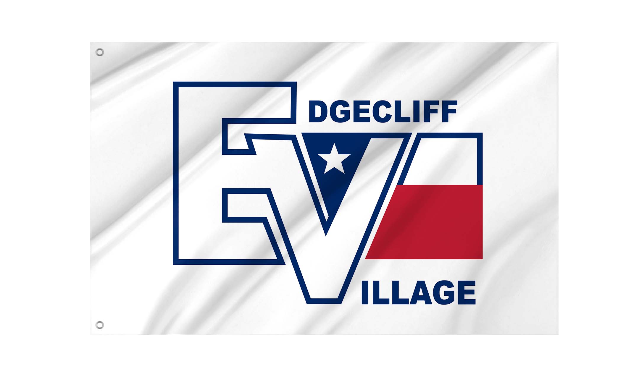 Edgecliff Village, Texas Flag for Indoor & Outdoor Use