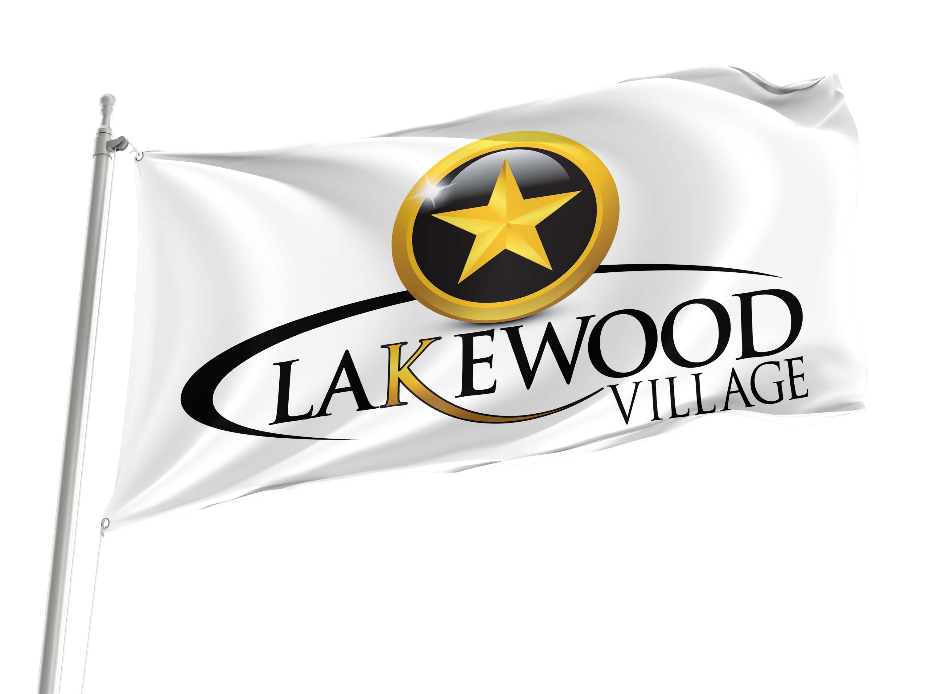 Lakewood Village, Texas  Flag for Indoor & Outdoor Use