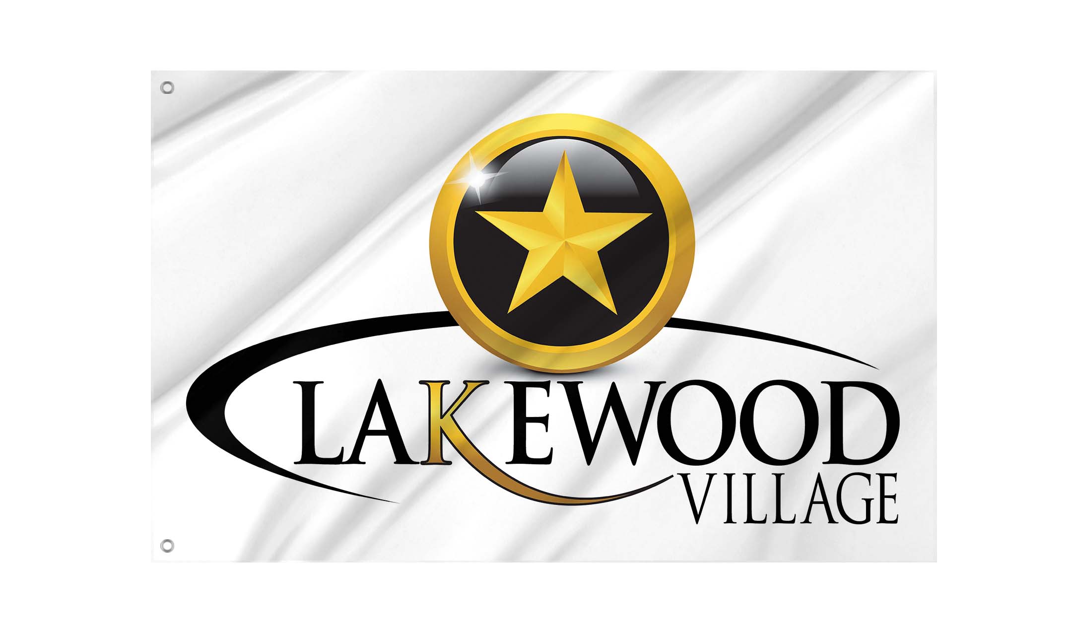 Lakewood Village, Texas  Flag for Indoor & Outdoor Use