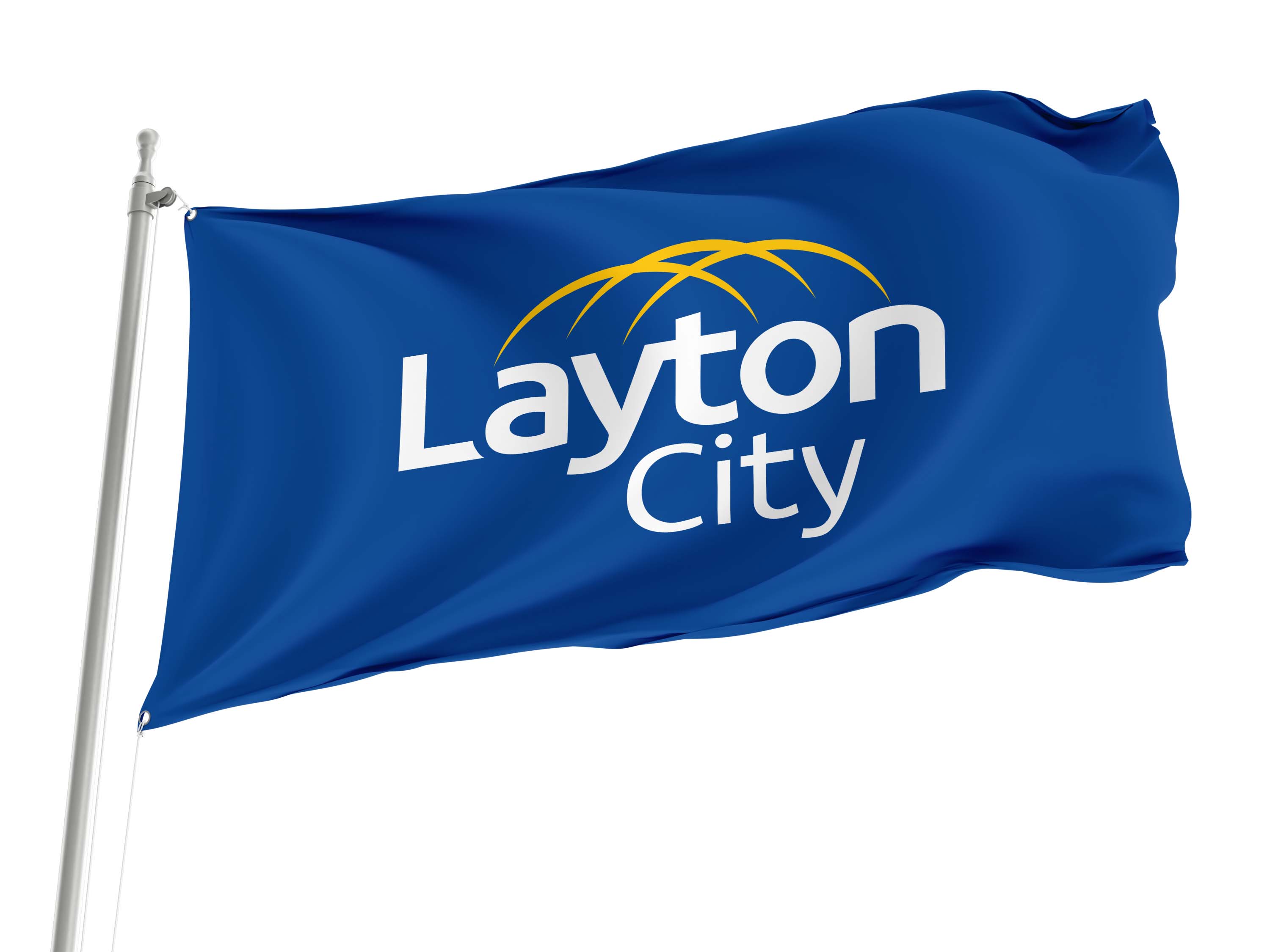 Layton City, Utah Flag for Indoor & Outdoor Use