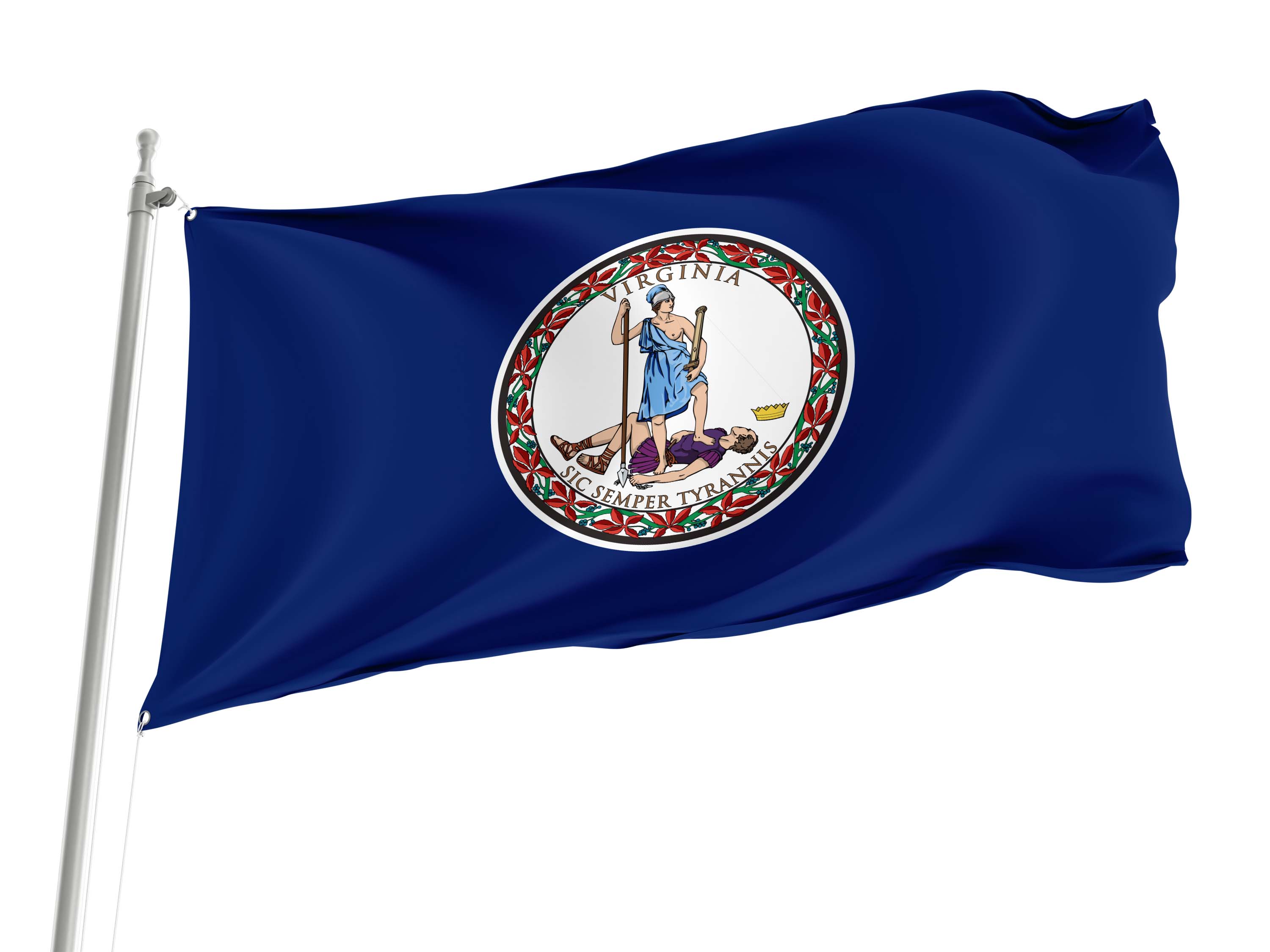 Virginia State Flag for Indoor & Outdoor Use