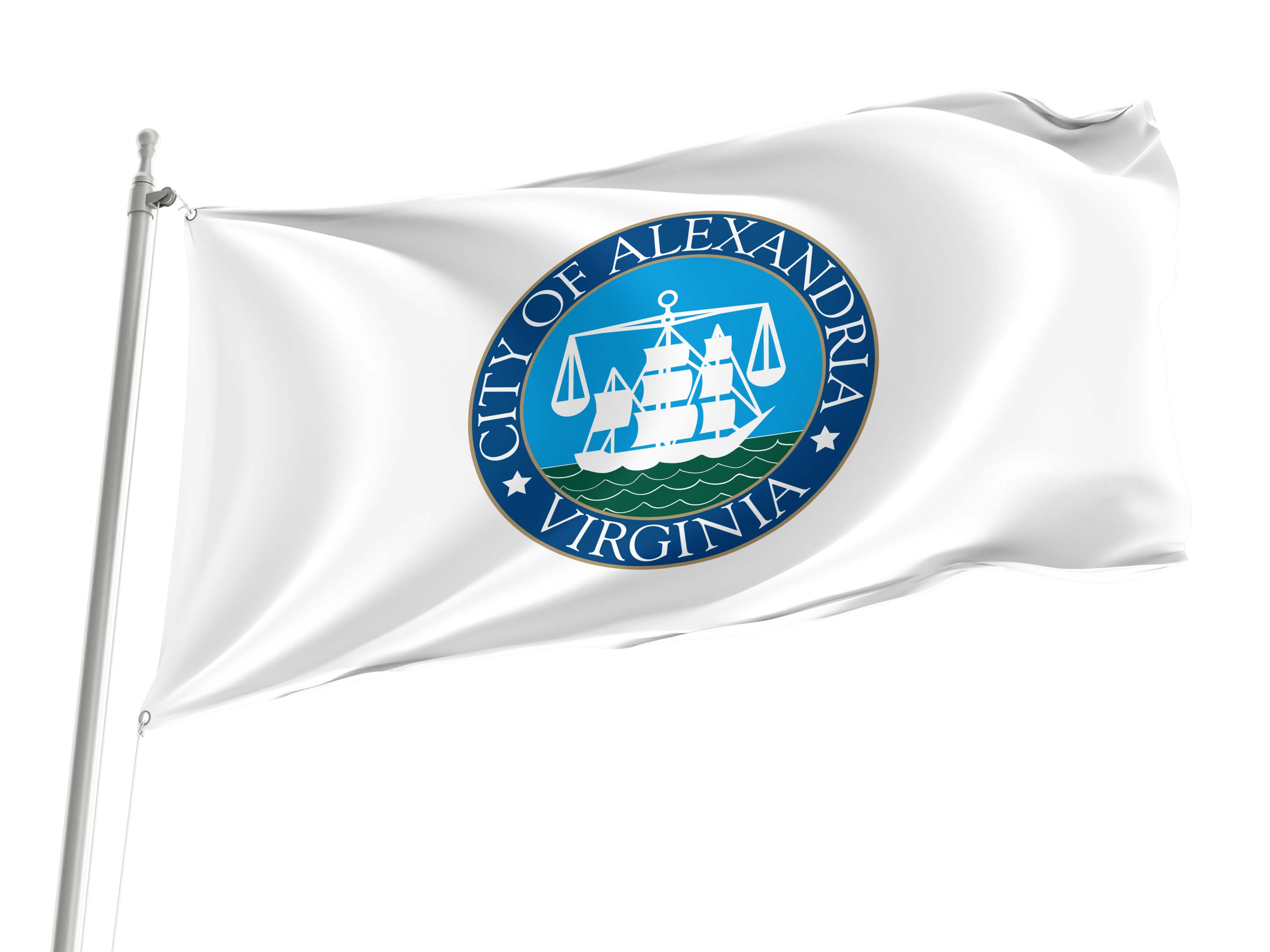 Alexandria, Virginia Flag for Indoor & Outdoor Use
