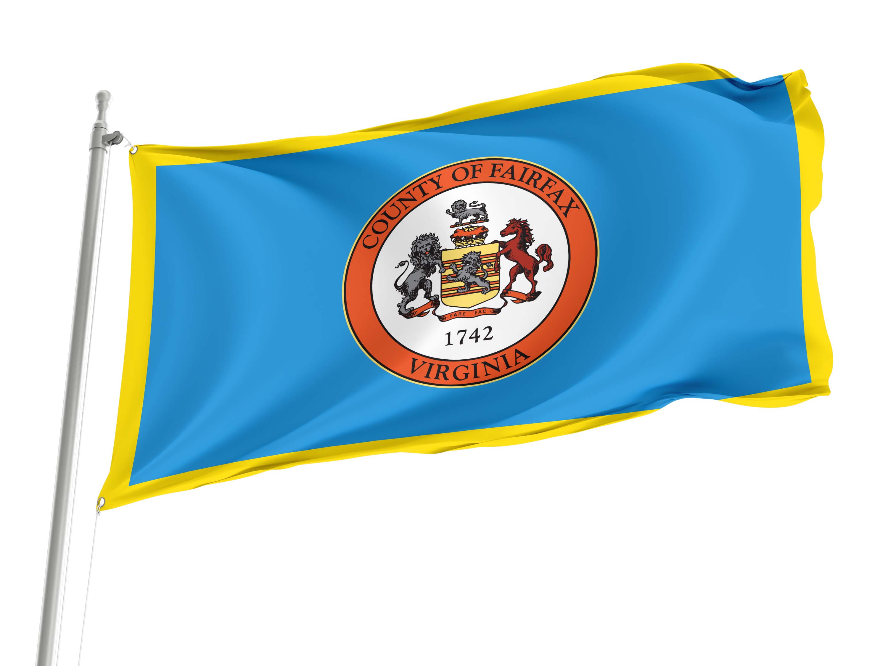 Fairfax County, Virginia Flag for Indoor & Outdoor Use