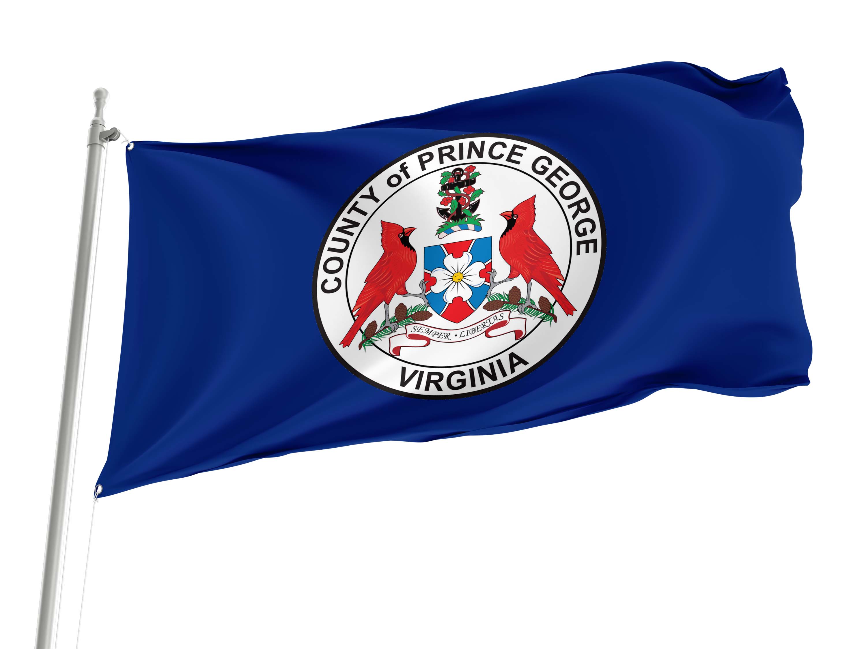 Prince George County, Virginia Flag for Indoor & Outdoor Use