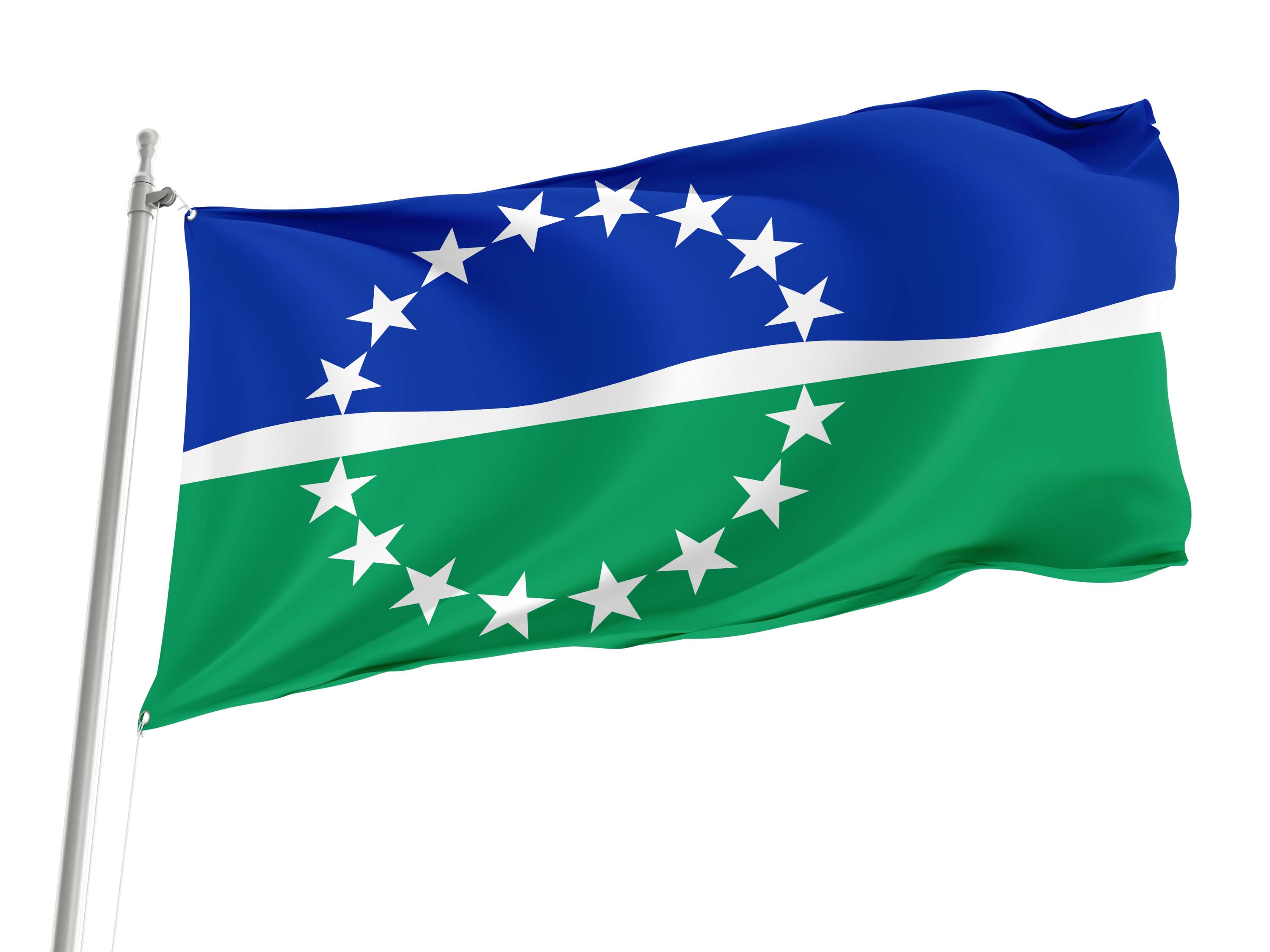 Hampton Roads, Virginia Flag for Indoor & Outdoor Use