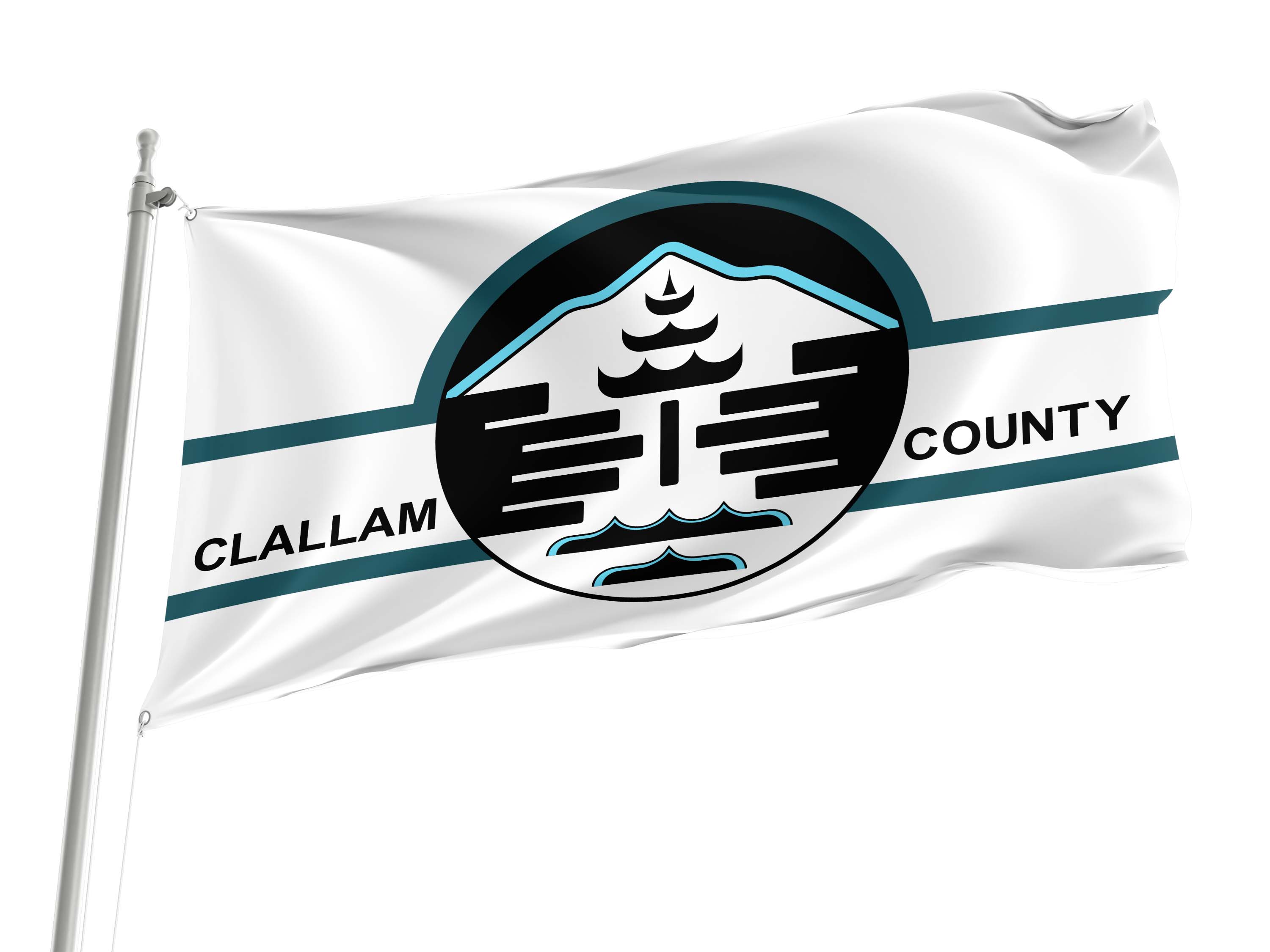 Clallam County, Washington Flag for Indoor & Outdoor Use