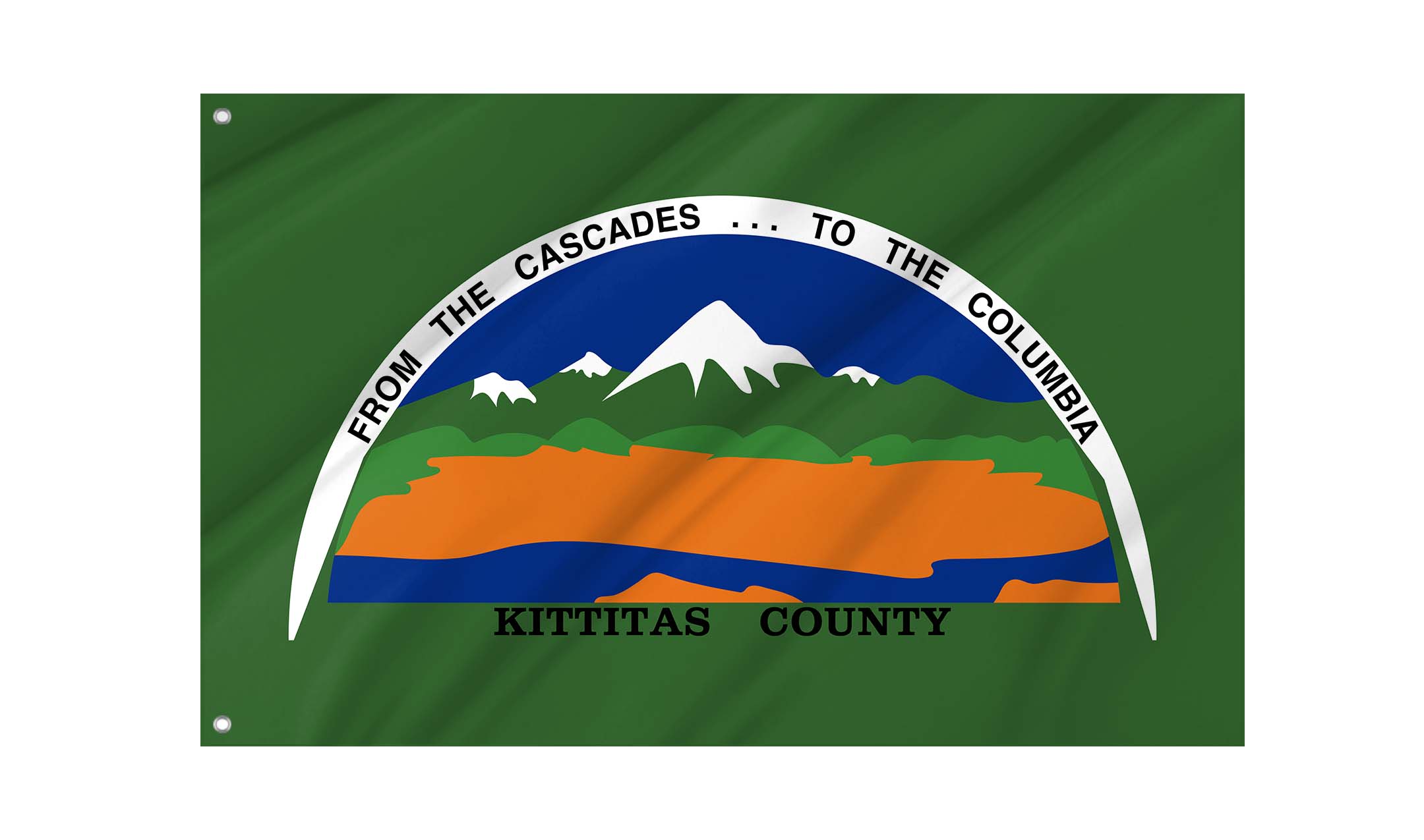 Kittitas County, Washington Flag for Indoor & Outdoor Use