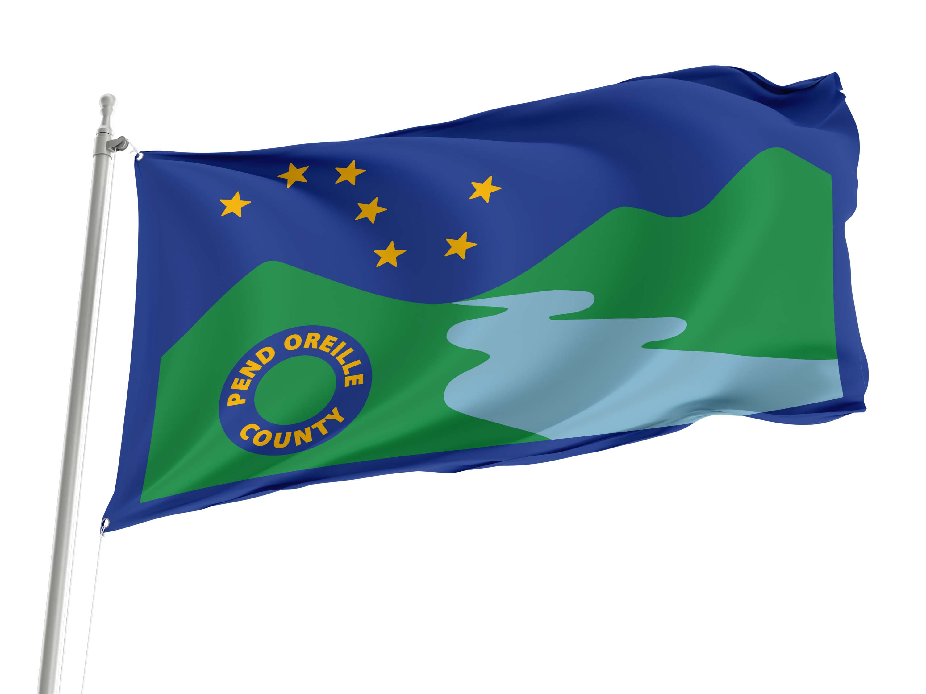 Pend Oreille County, Washington Flag for Indoor & Outdoor Use