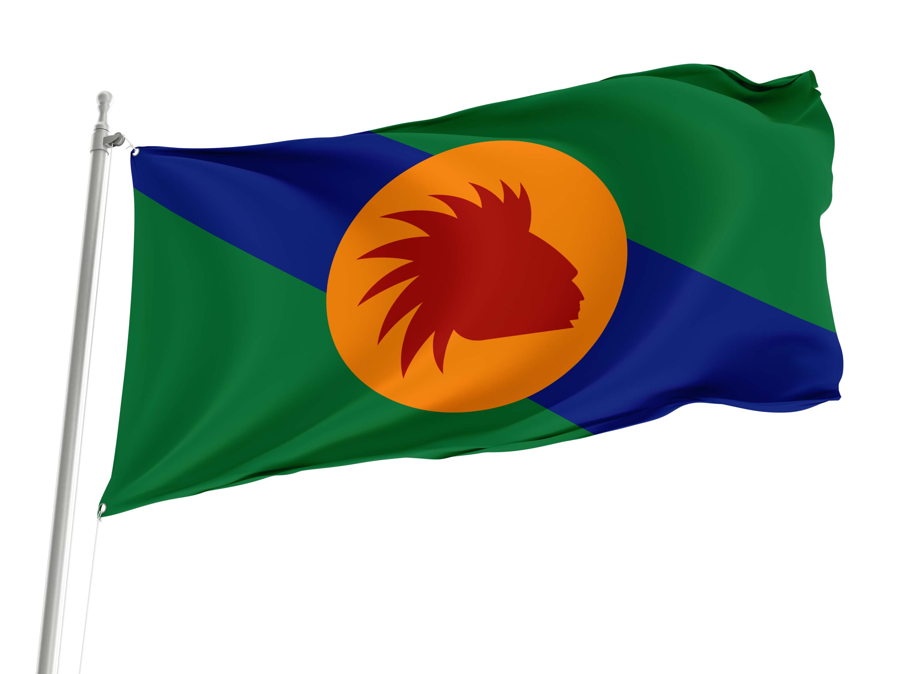 Spokane County 1988-2002, Washington Flag for Indoor & Outdoor Use
