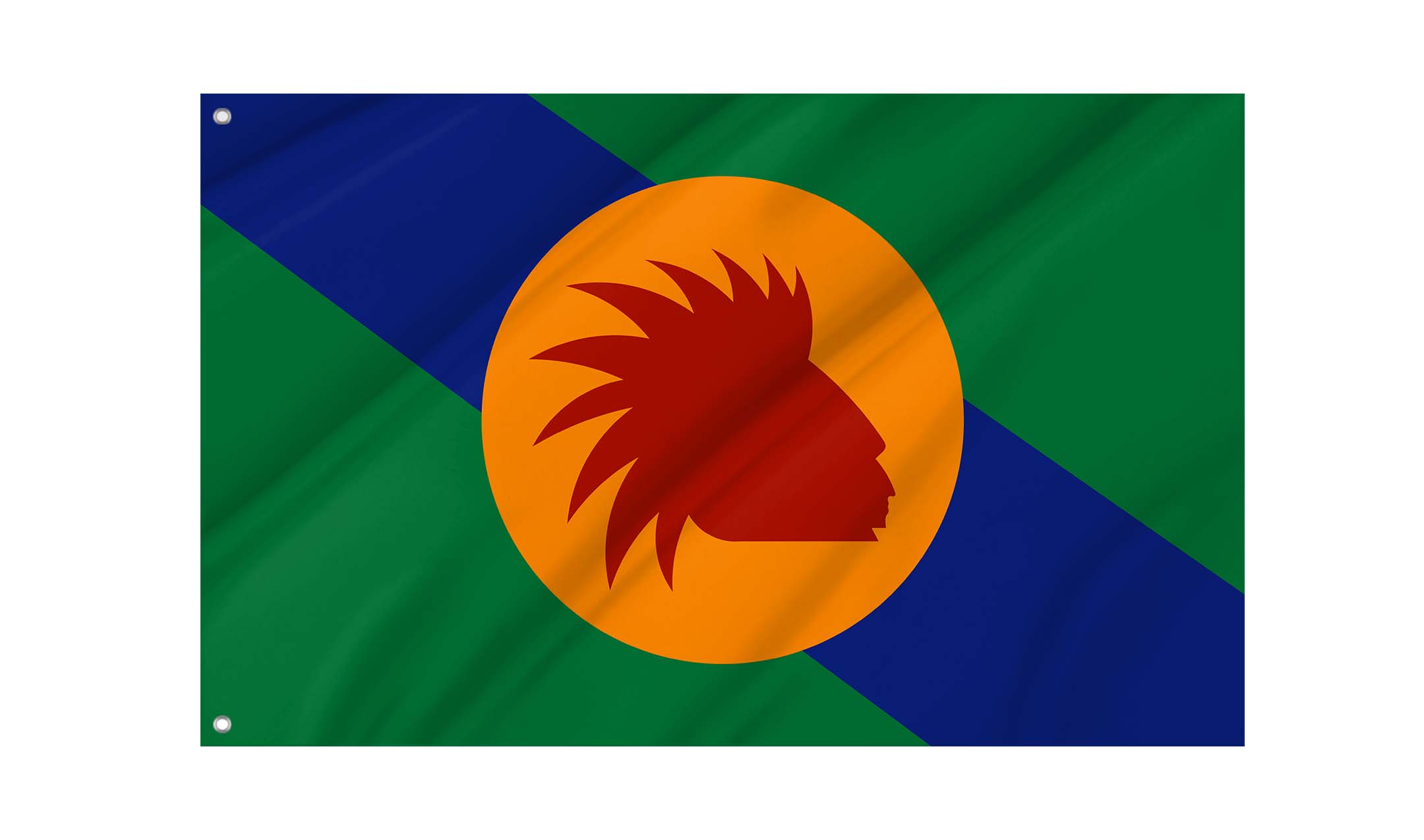 Spokane County 1988-2002, Washington Flag for Indoor & Outdoor Use
