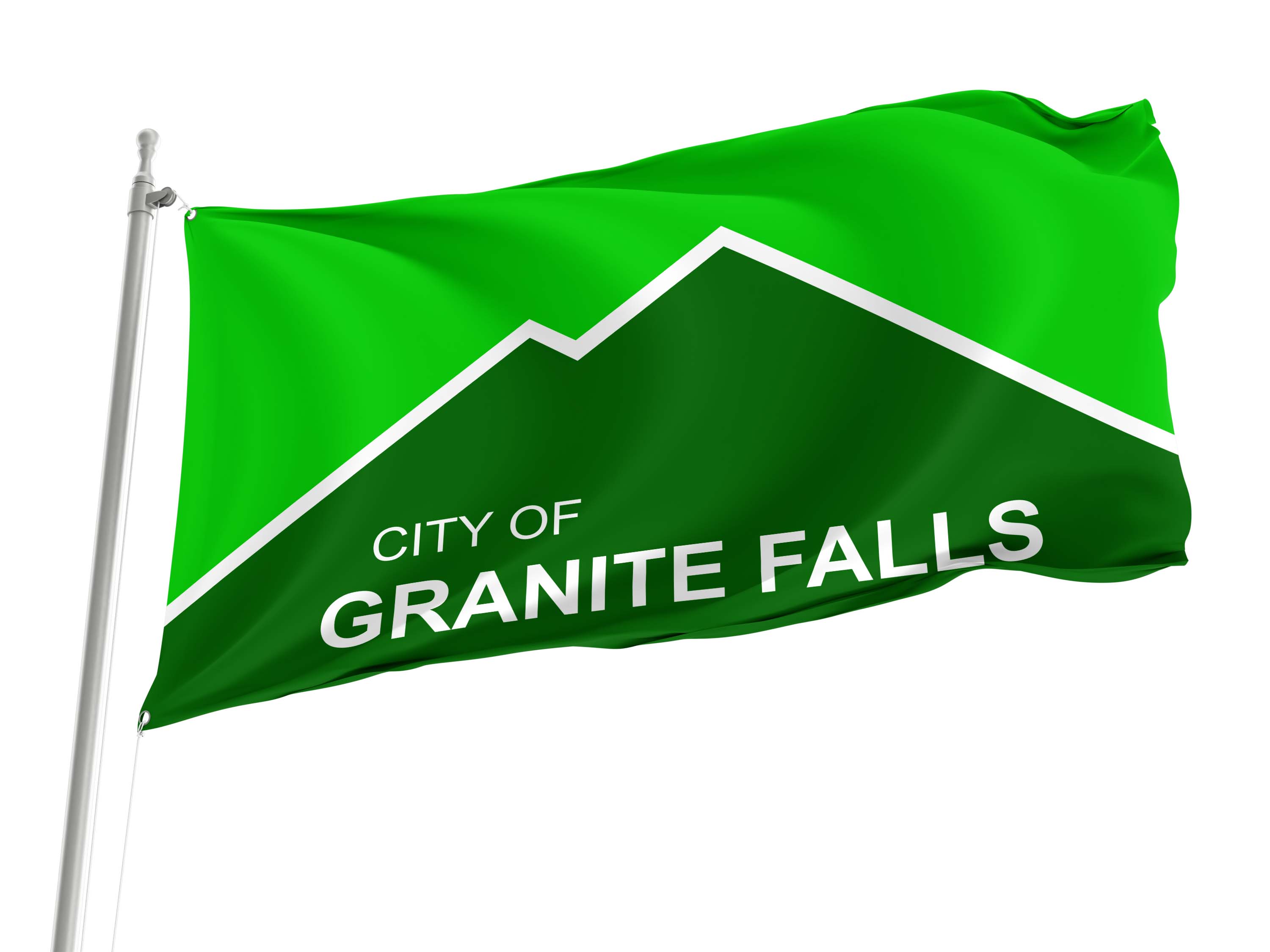 Granite Falls, Washington  Flag for Indoor & Outdoor Use